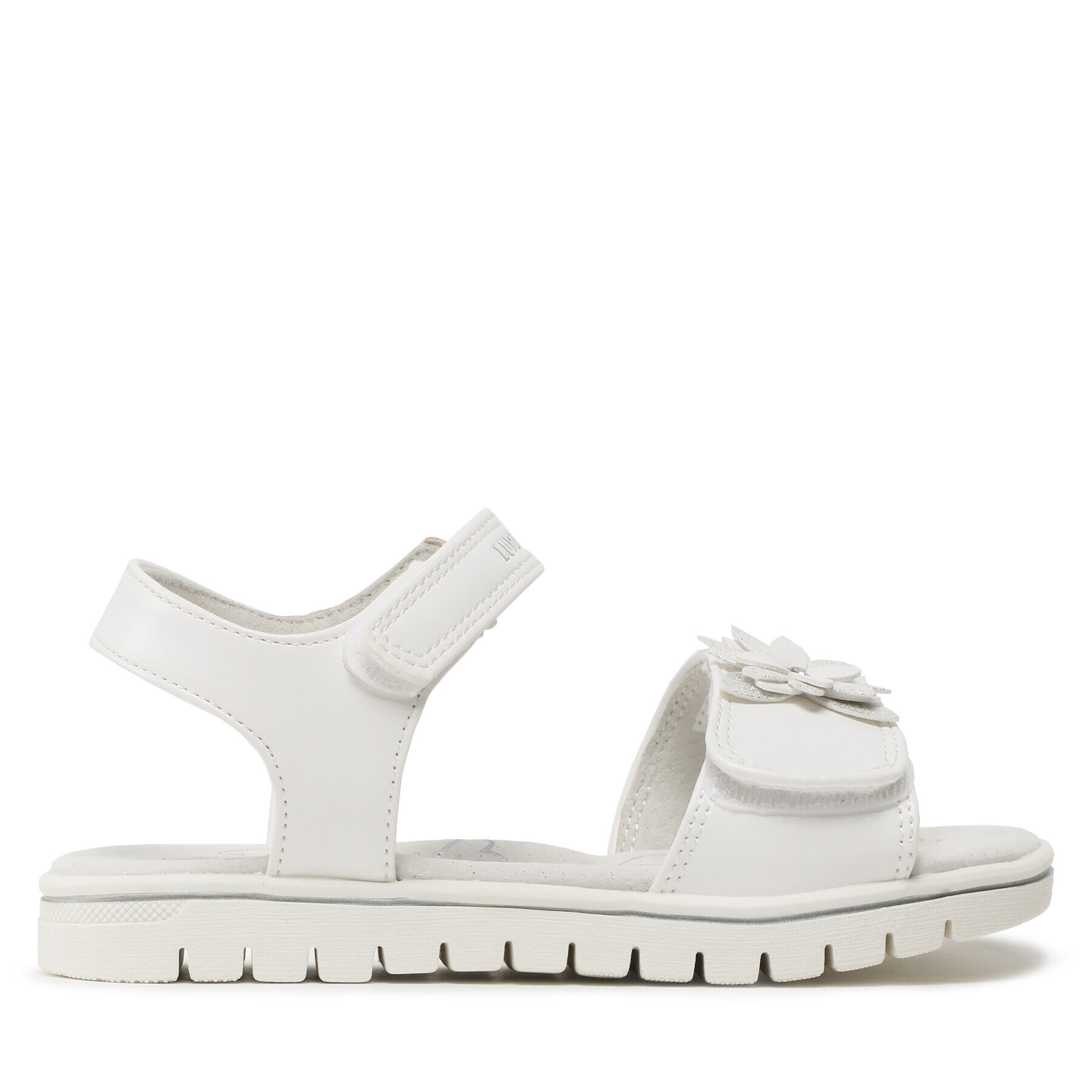 Lumberjack Обувки SANDAL WITH FLOWER Бял - Pepit.bg