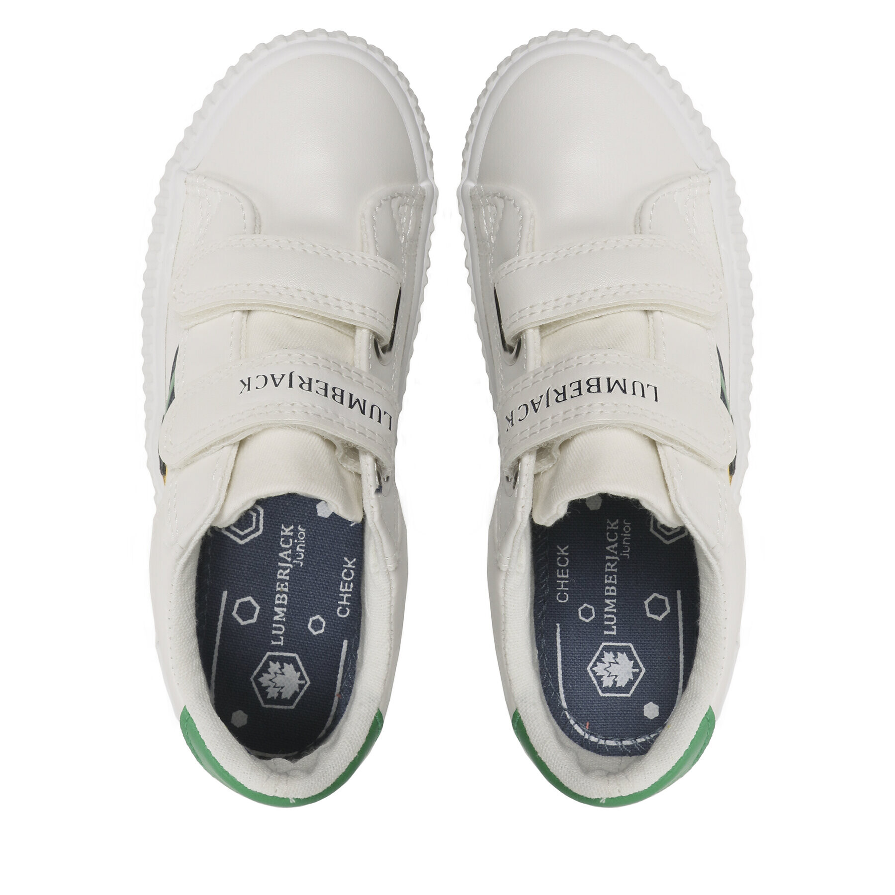 Lumberjack Обувки SNEAKER 2 VELCRO Бял - Pepit.bg