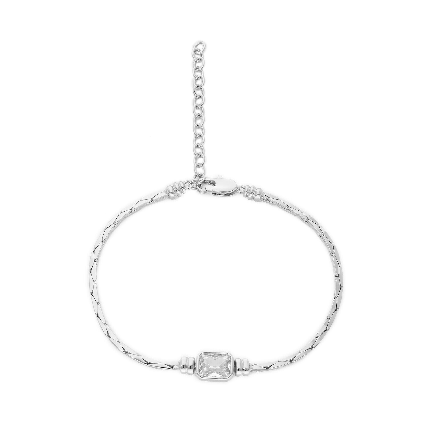 Luv AJ Гривна Camille Chain Bracelet FW22-B-CCB-S Сребрист - Pepit.bg