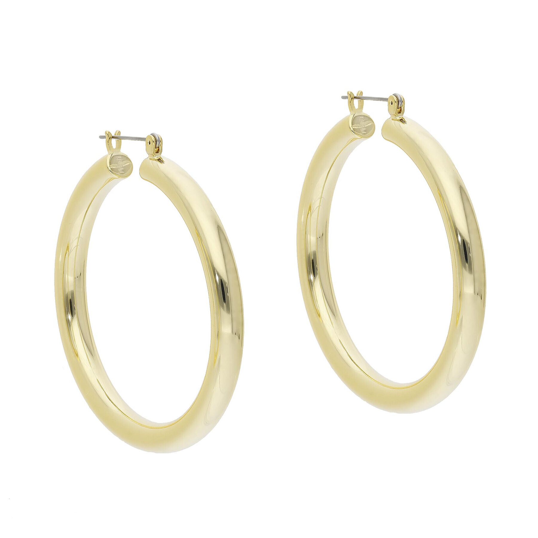 Luv AJ Обици Tube Hoops PH17E-ATH-G Златист - Pepit.bg