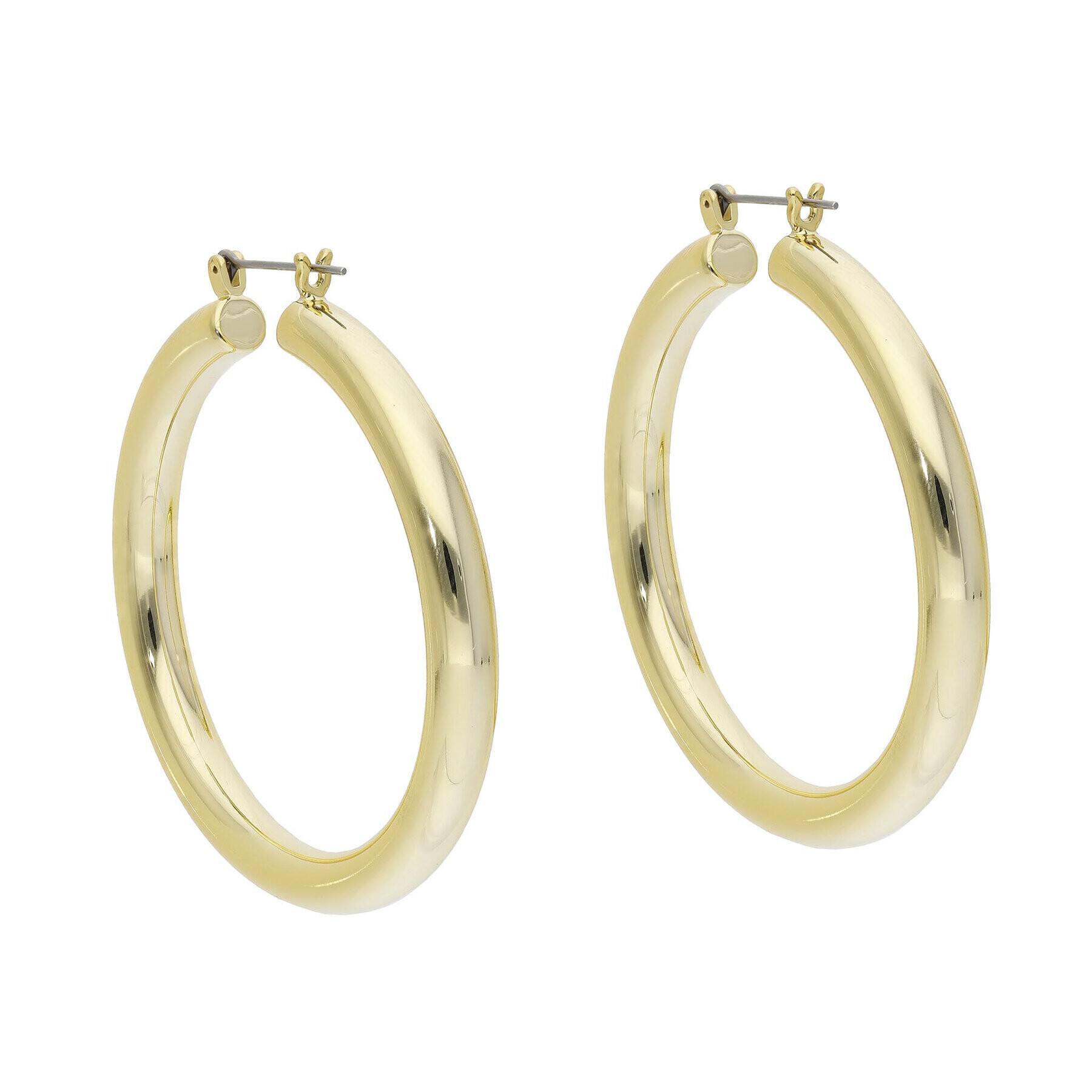Luv AJ Обици Tube Hoops PH17E-ATH-G Златист - Pepit.bg