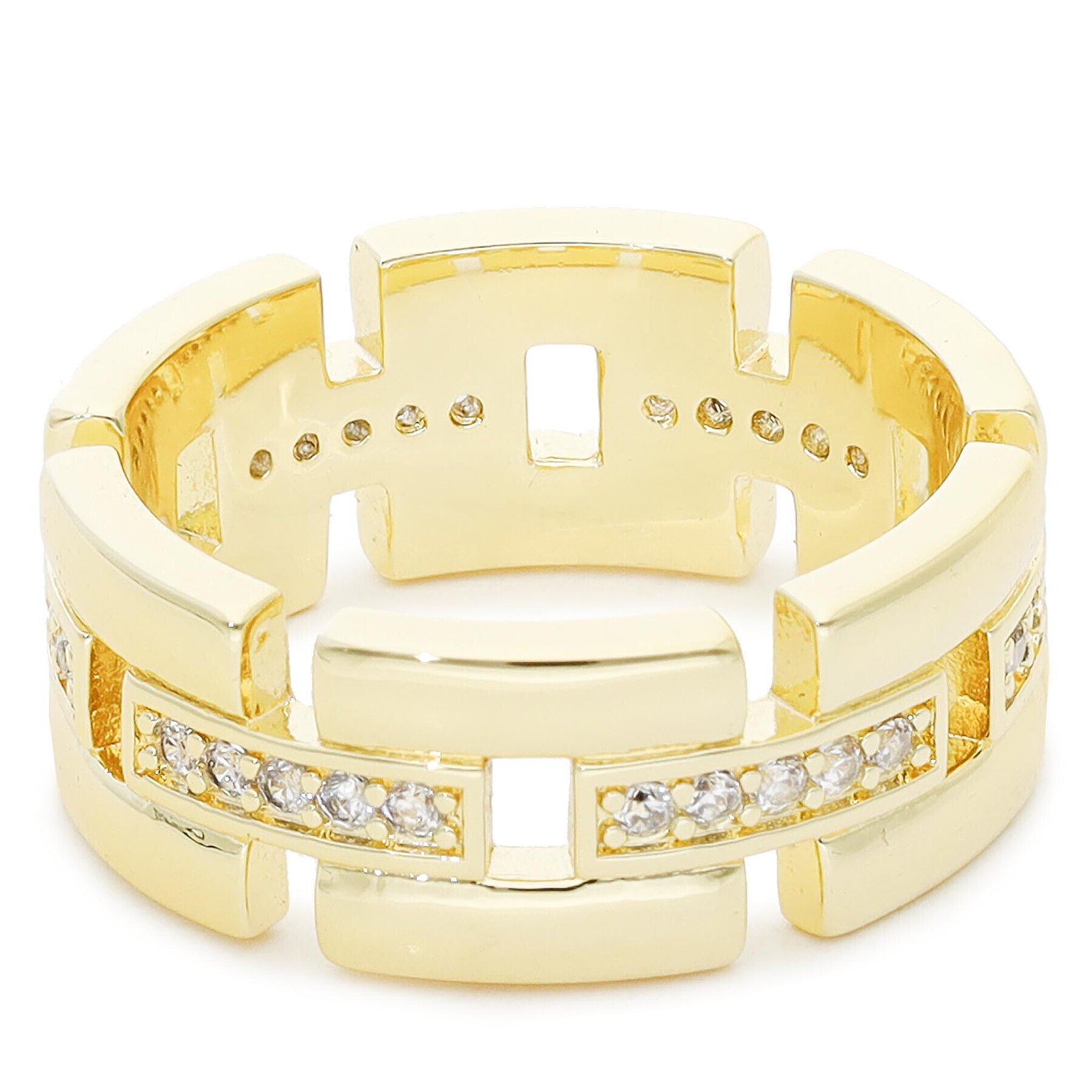 Luv AJ Пръстен Rossi Cigar Ring FW22-R-RCR-G Златист - Pepit.bg
