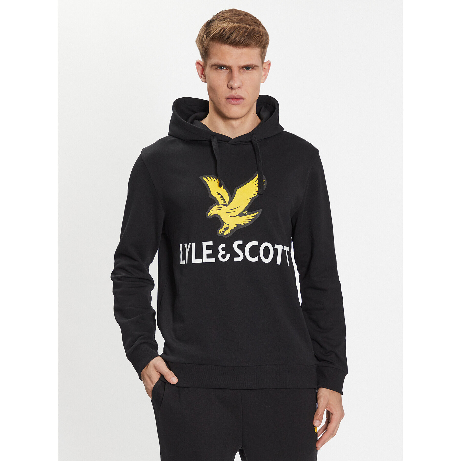 Lyle & Scott Анцуг Printed Hoodie/Jogger Pack TK1700V Черен Regular Fit - Pepit.bg