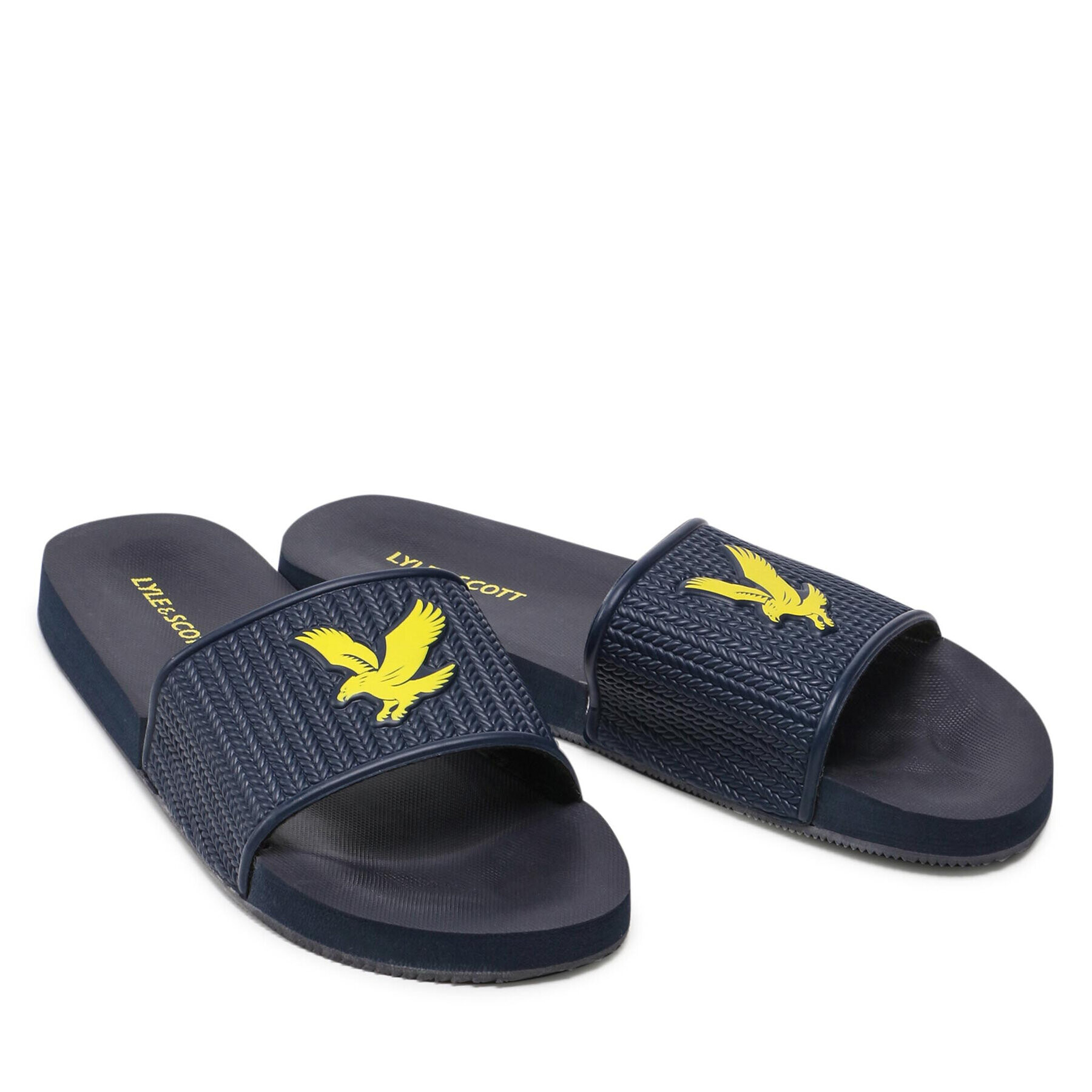 Lyle & Scott Чехли Easy Slide FW1407 Тъмносин - Pepit.bg