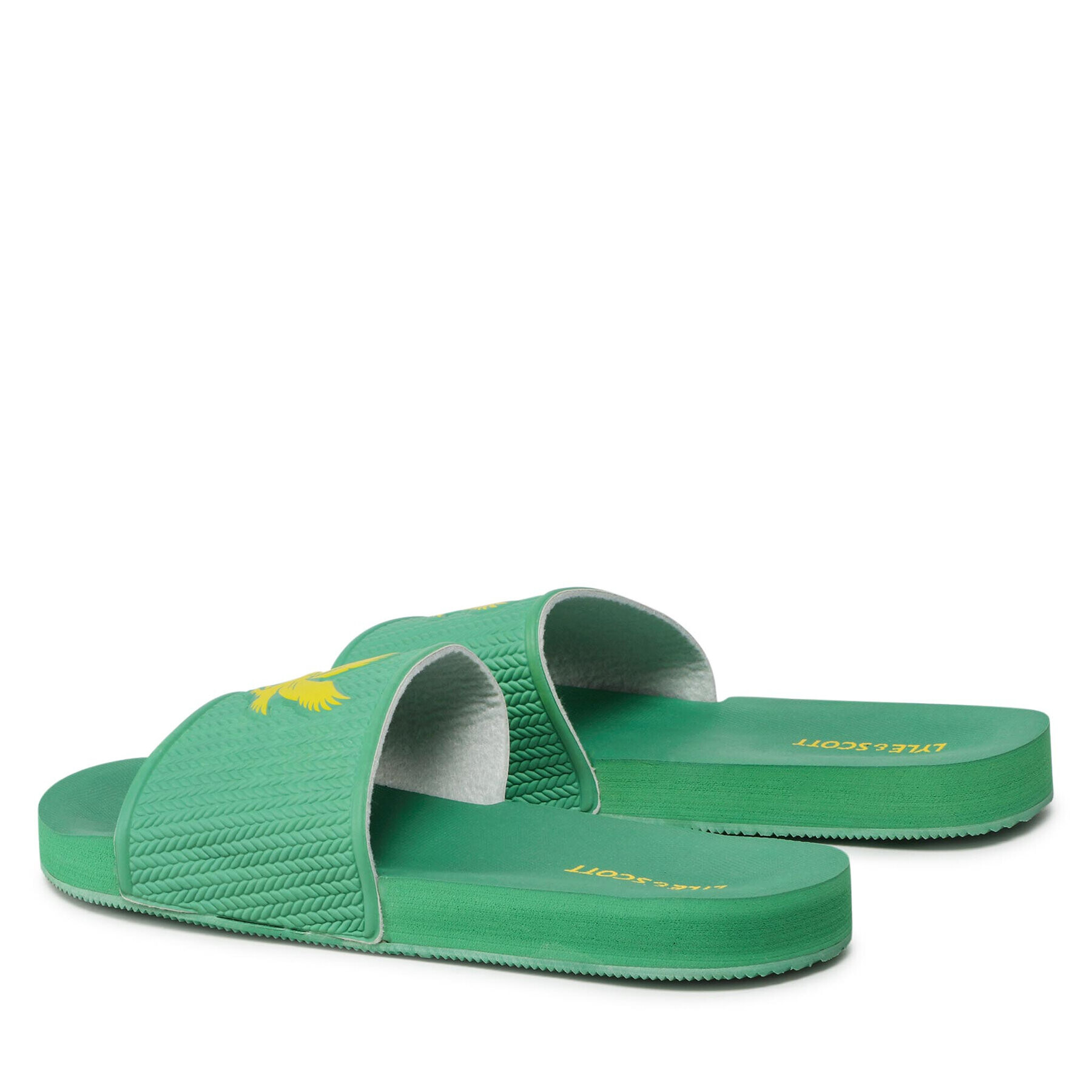 Lyle & Scott Чехли Easy Slide FW1407 Зелен - Pepit.bg