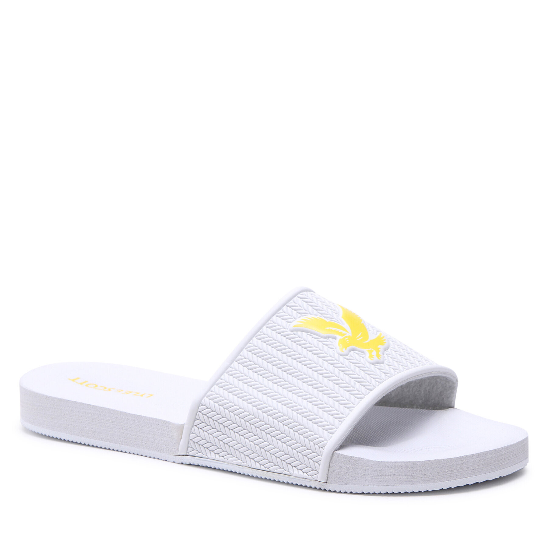 Lyle & Scott Чехли Easy Slide FW1407 Бял - Pepit.bg