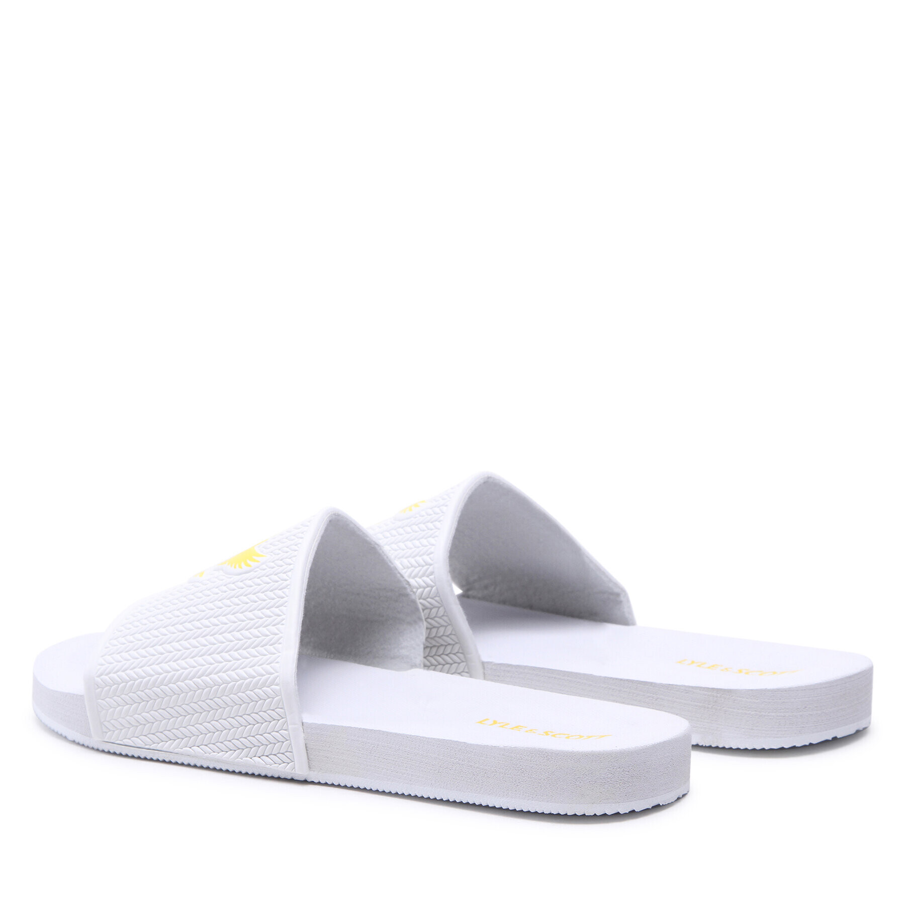 Lyle & Scott Чехли Easy Slide FW1407 Бял - Pepit.bg