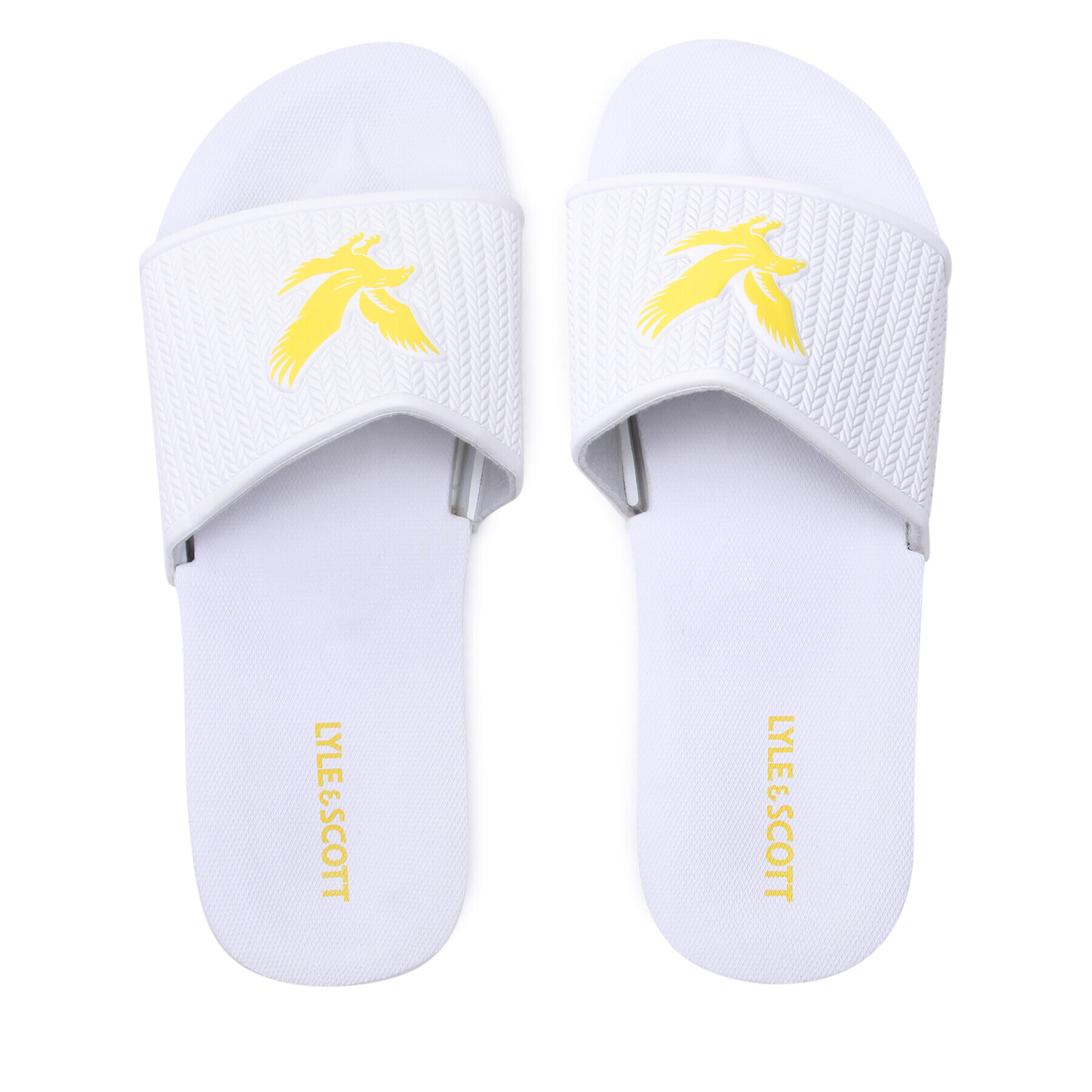 Lyle & Scott Чехли Easy Slide FW1407 Бял - Pepit.bg