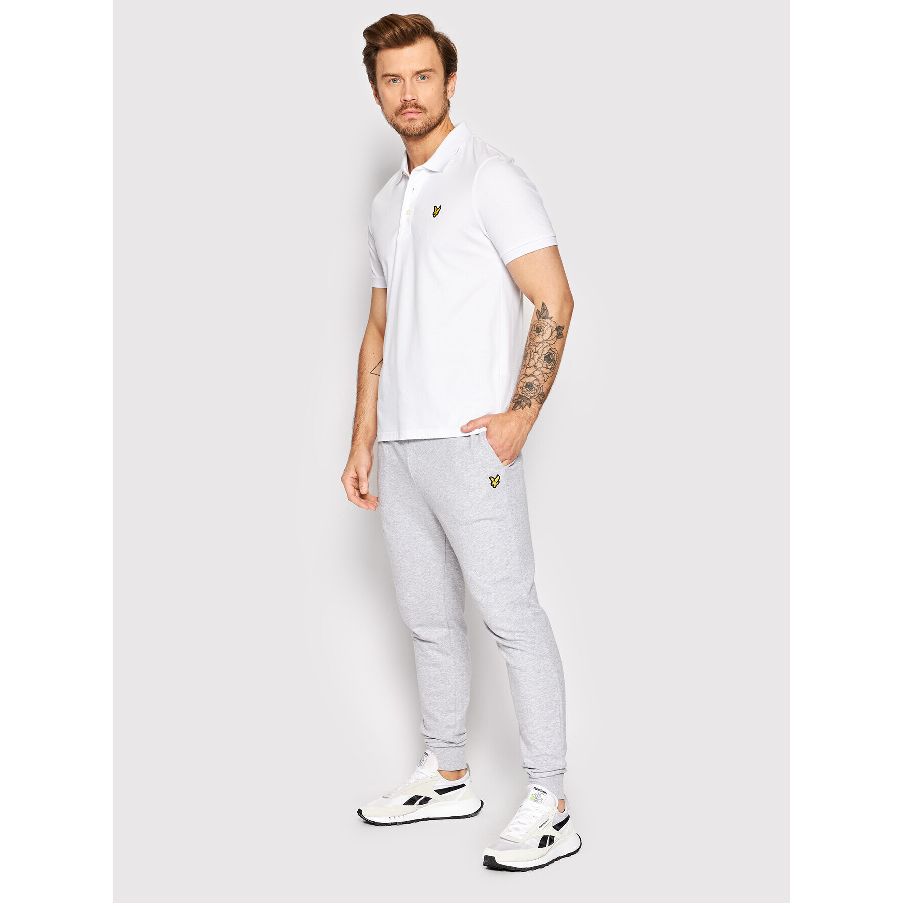 Lyle & Scott Долнище анцуг ML822VOG Сив Skinny Fit - Pepit.bg