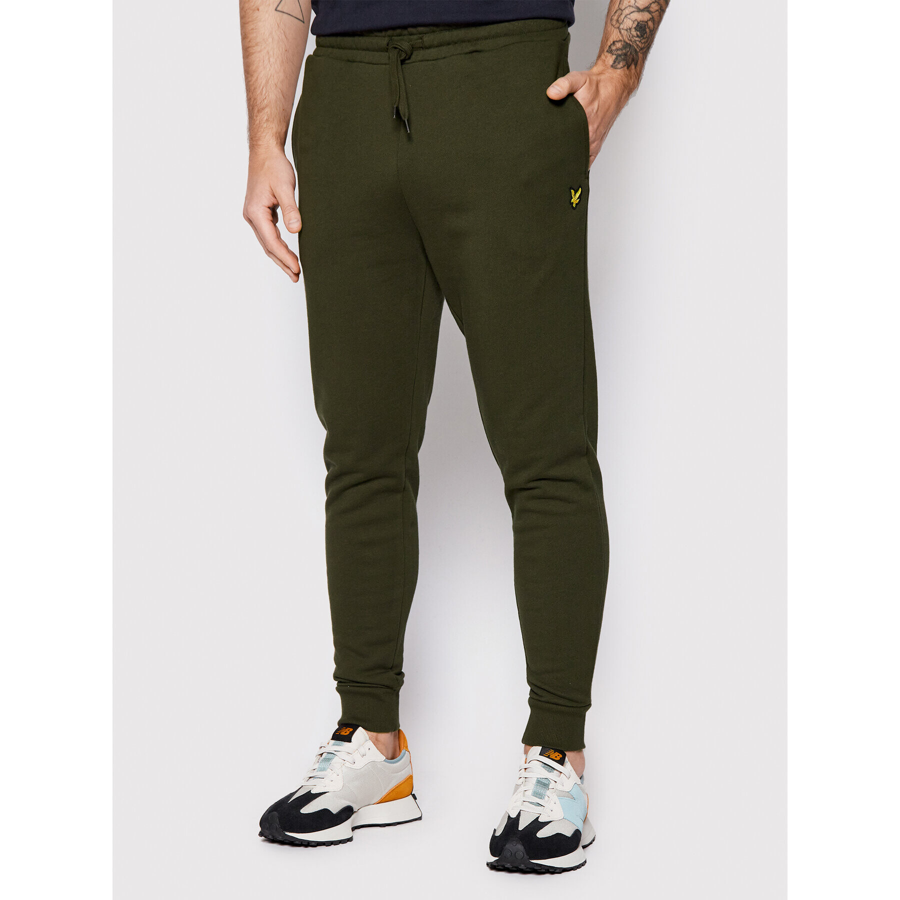 Lyle & Scott Долнище анцуг ML822VOG Зелен Skinny Fit - Pepit.bg