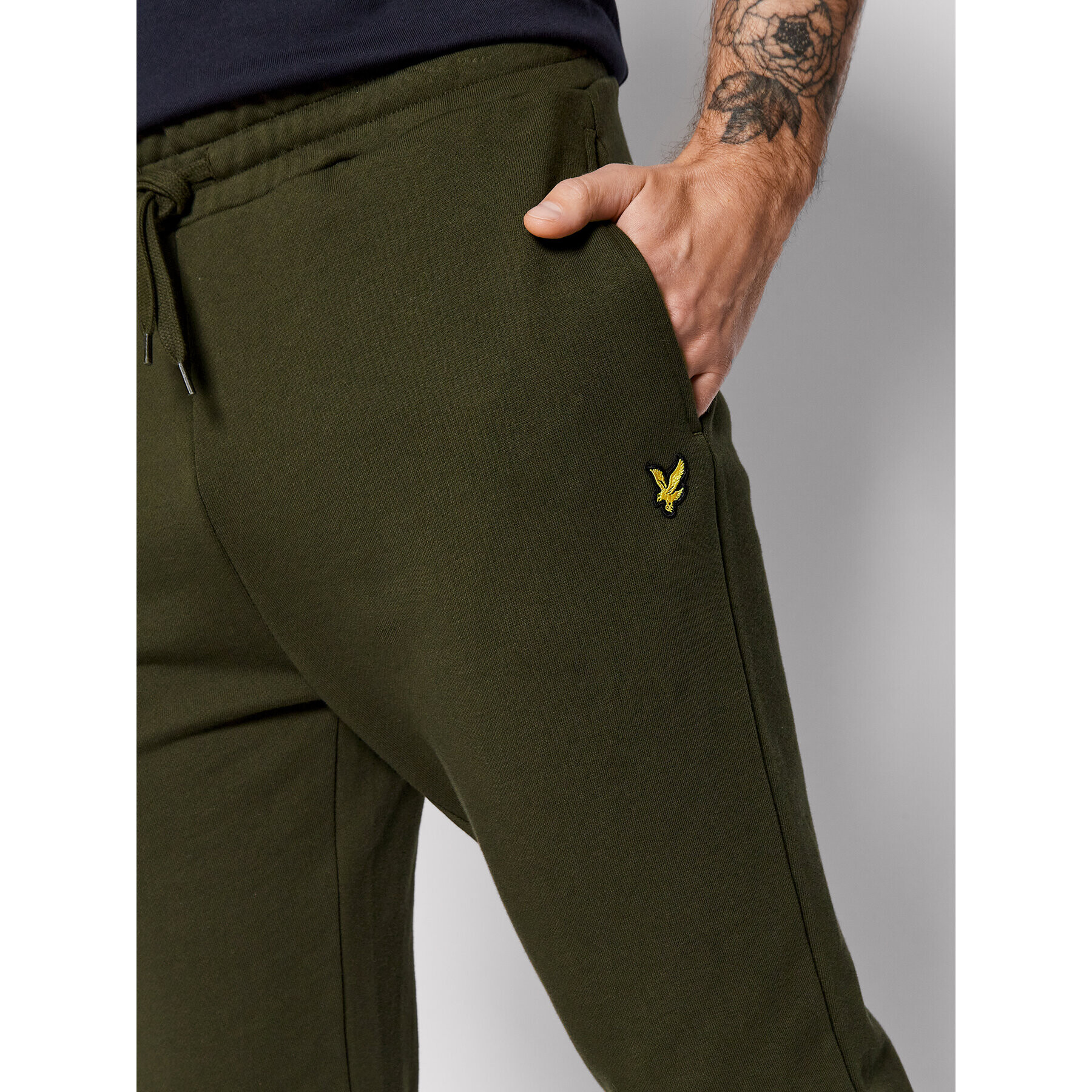 Lyle & Scott Долнище анцуг ML822VOG Зелен Skinny Fit - Pepit.bg