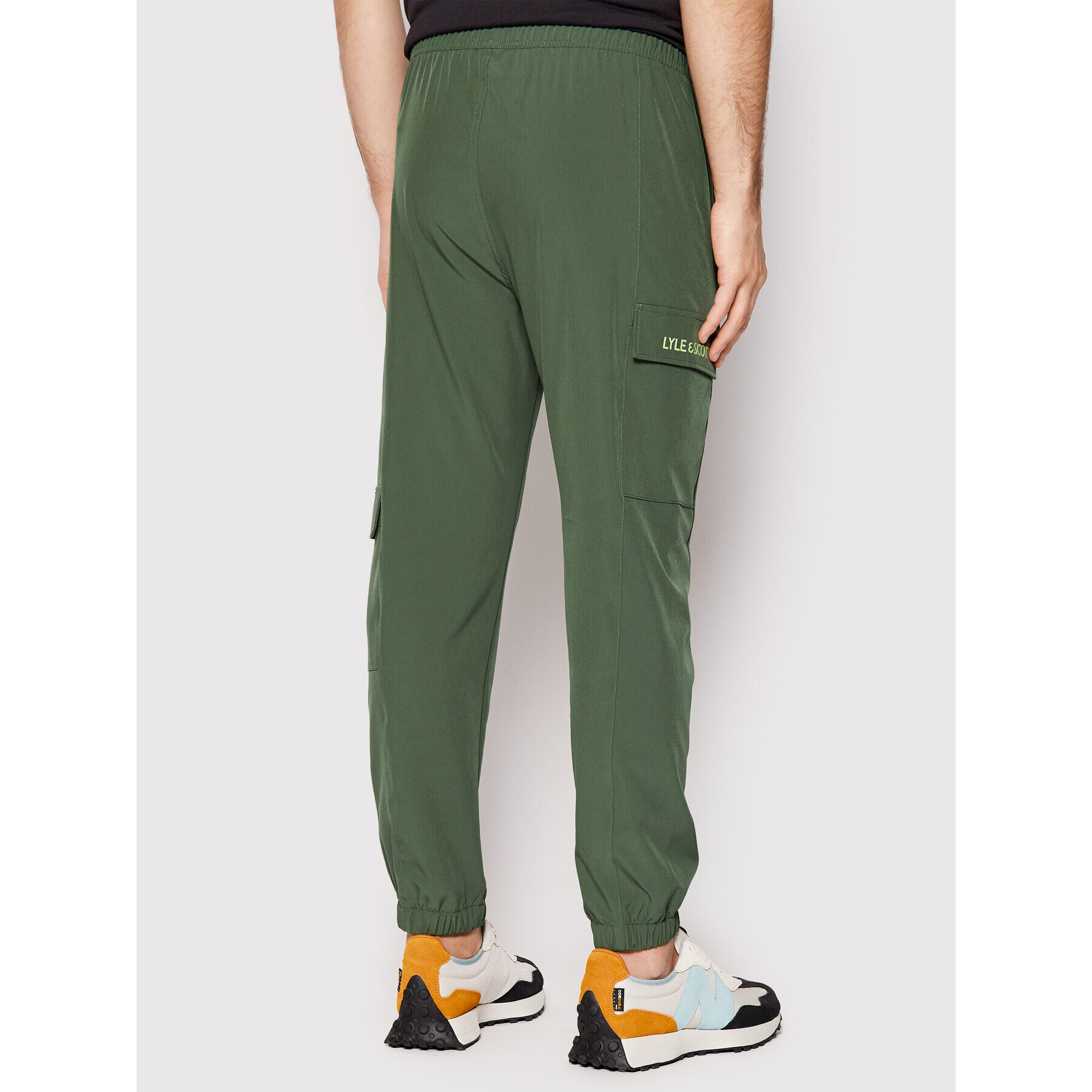 Lyle & Scott Долнище анцуг Retro Utility TR1673SP Зелен Regular Fit - Pepit.bg