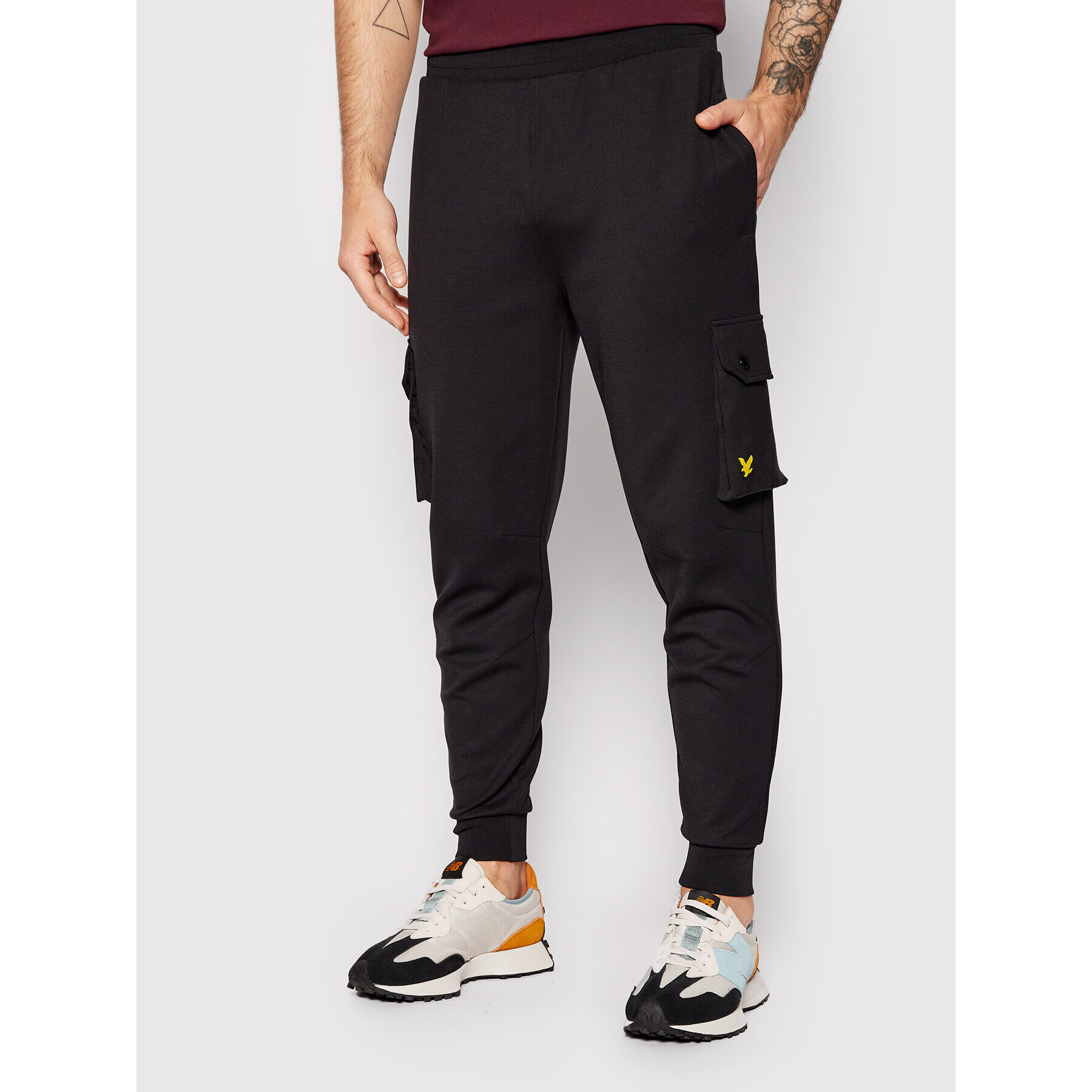 Lyle & Scott Долнище анцуг TR1570SP Черен Regular Fit - Pepit.bg