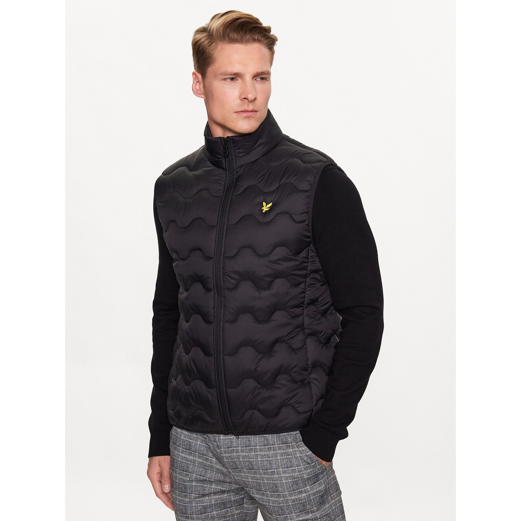 Lyle & Scott Елек Crest Quilted Gilet JK1802V Черен Regular Fit - Pepit.bg