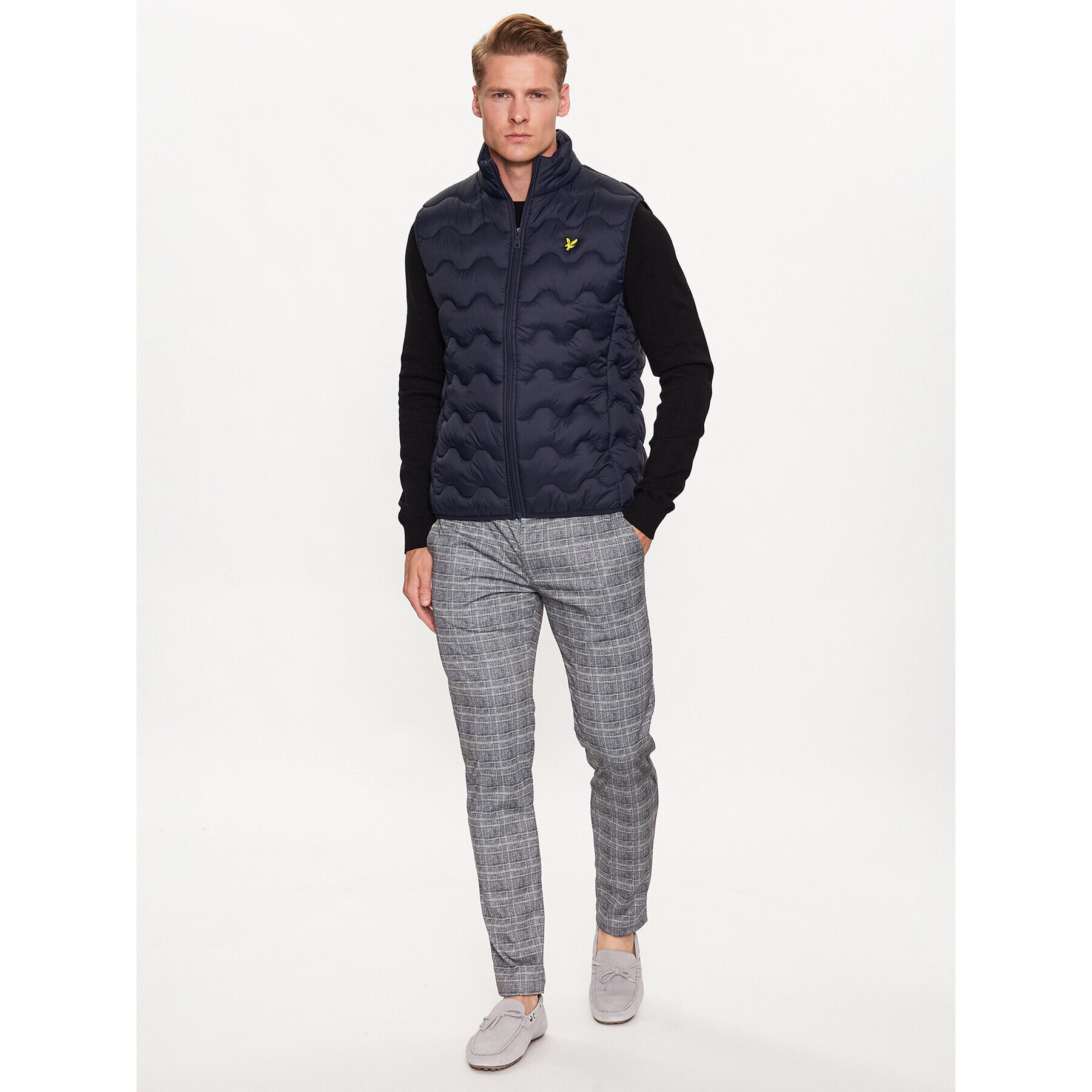 Lyle & Scott Елек Crest Quilted Gilet JK1802V Тъмносин Regular Fit - Pepit.bg