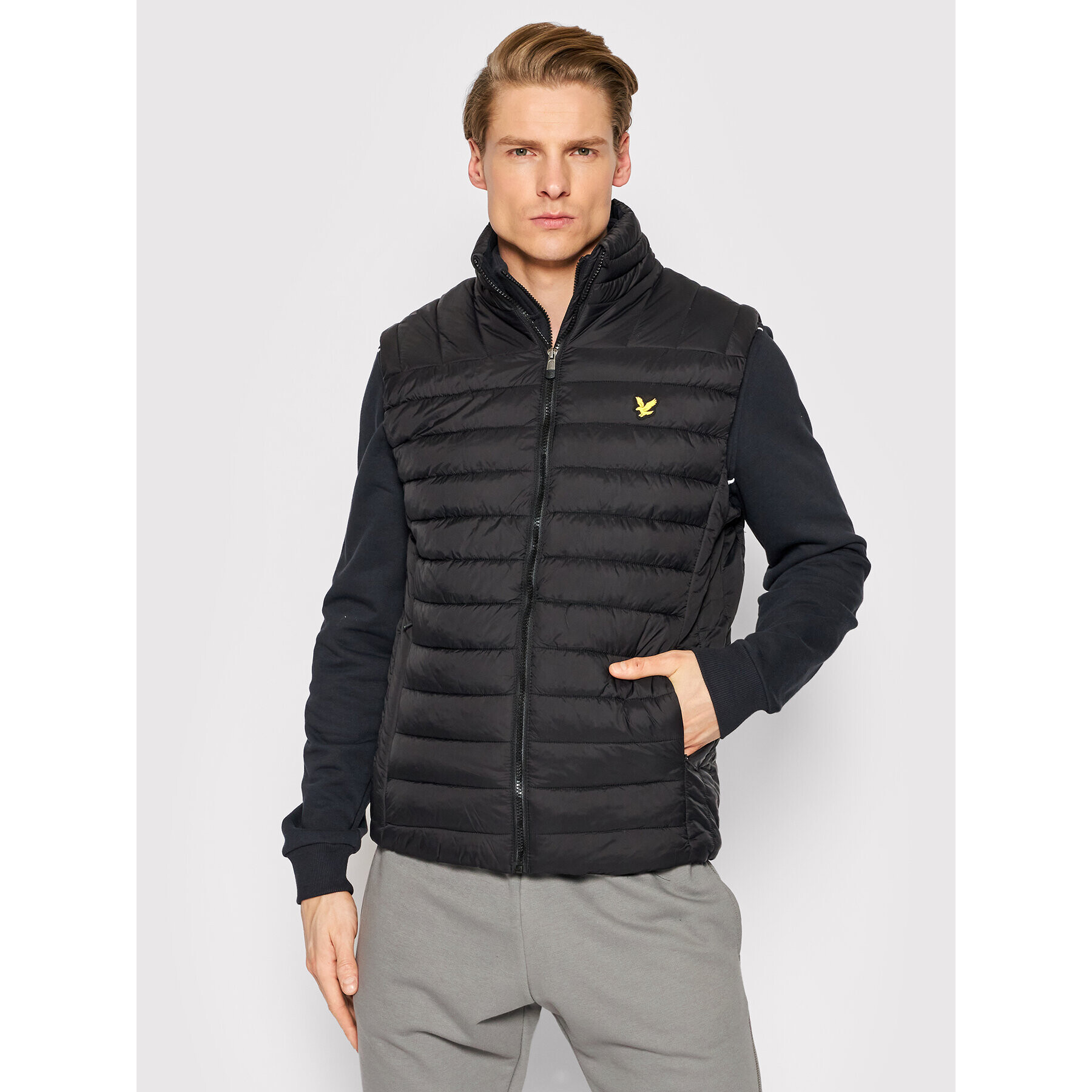 Lyle & Scott Елек Gilet JK1373SP Черен Regular Fit - Pepit.bg