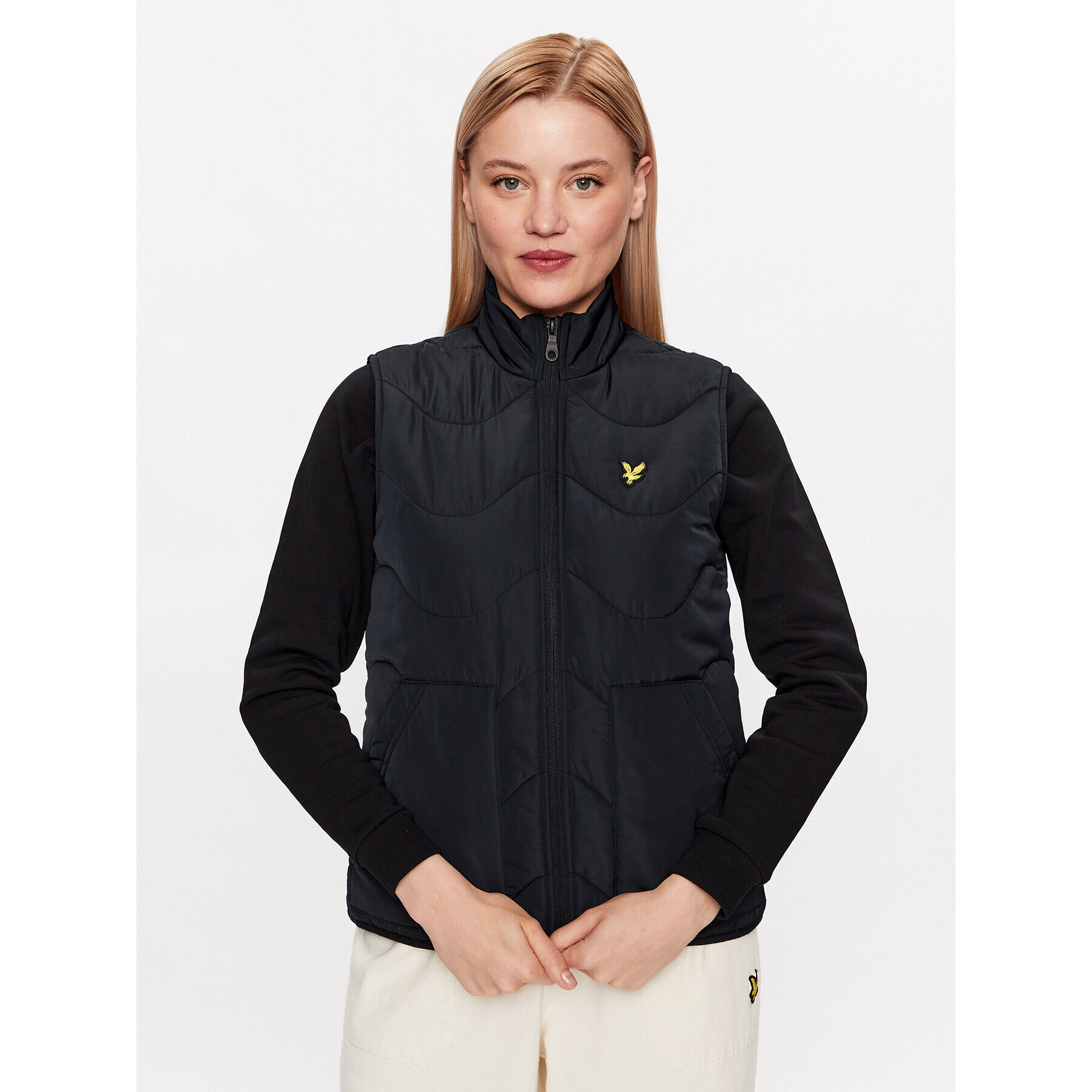 Lyle & Scott Елек Padded Gilet JKW1802V Черен Regular Fit - Pepit.bg