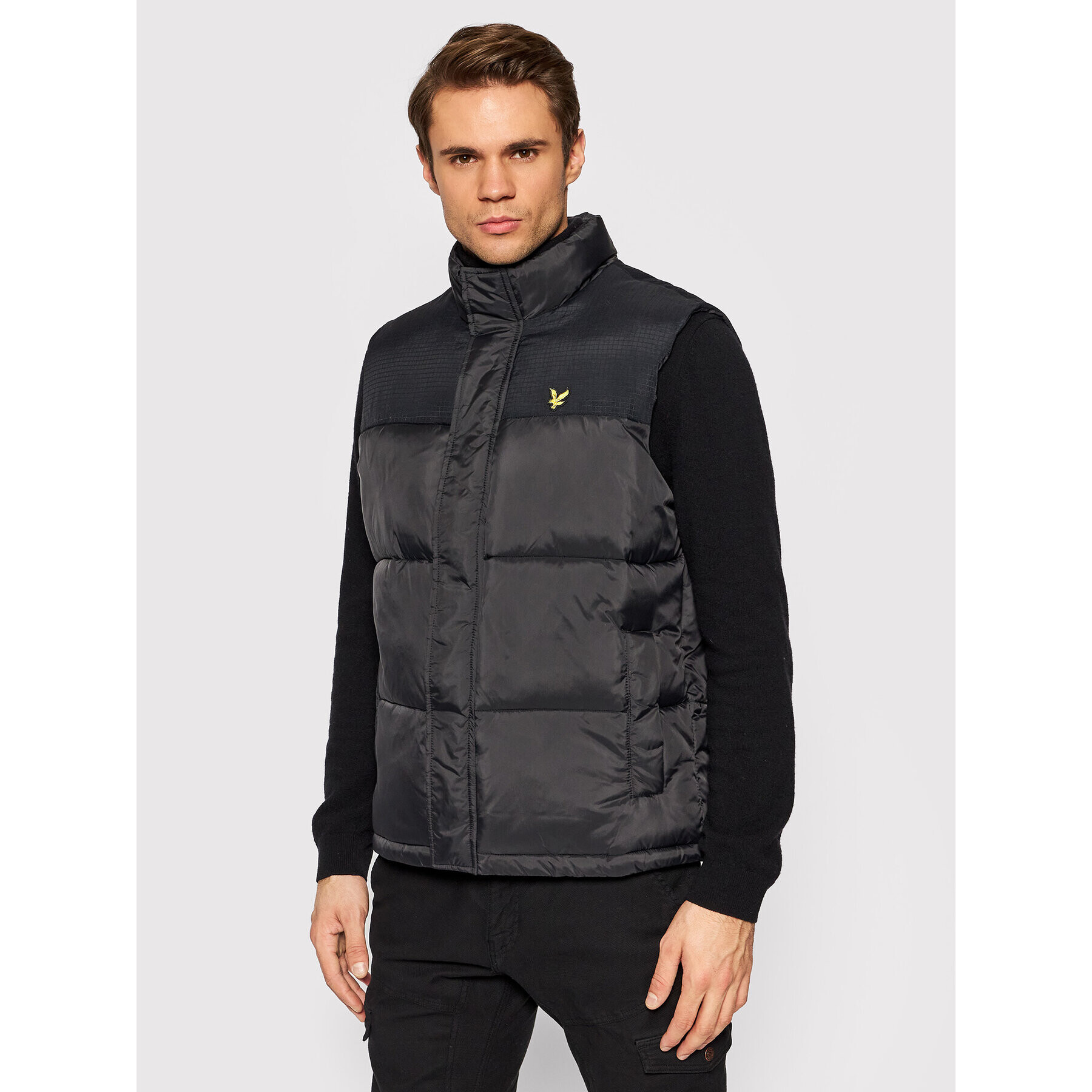 Lyle & Scott Елек Wadded Gilet JK1349V Черен Regular Fit - Pepit.bg