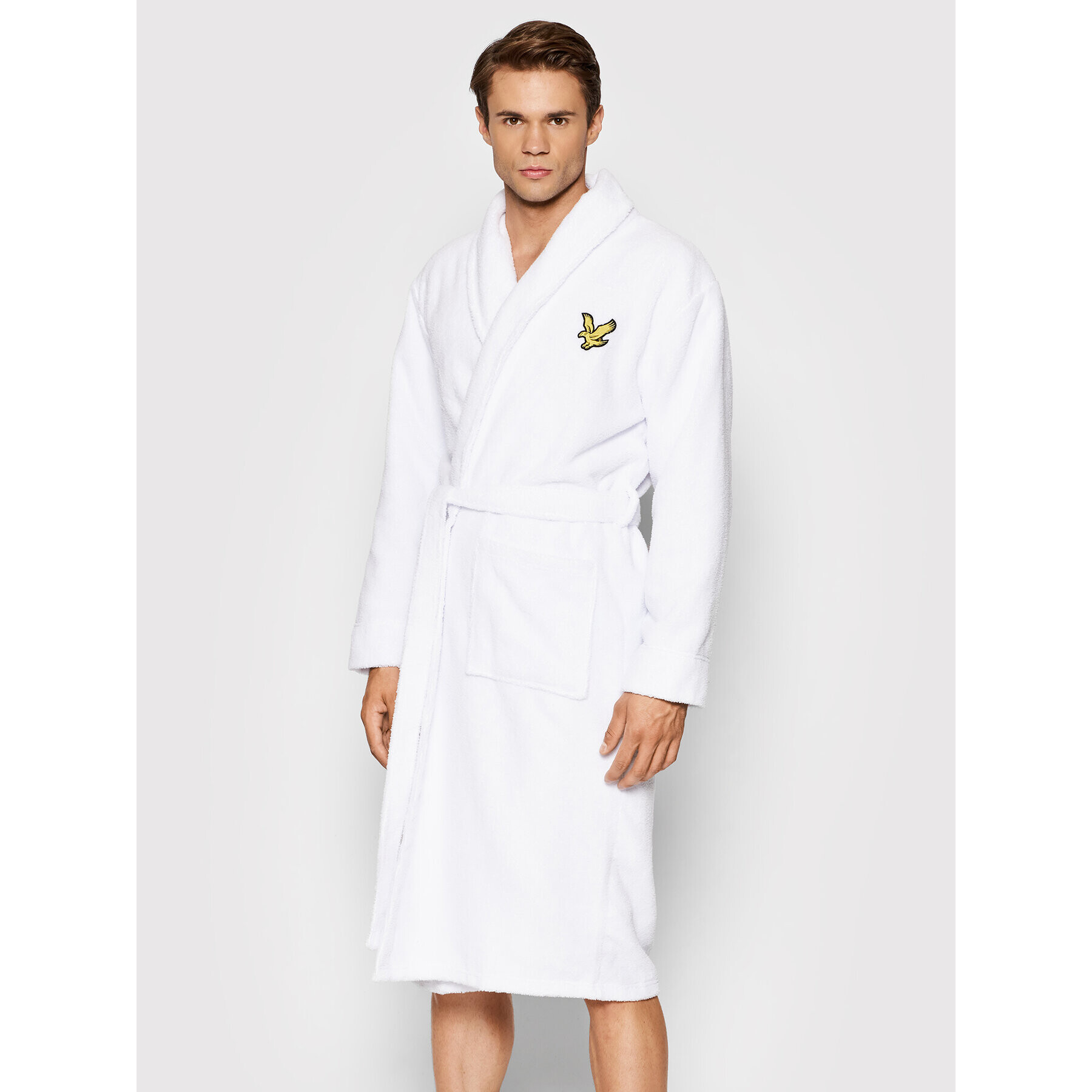 Lyle & Scott Халат Jeremy LSGWN015 Бял - Pepit.bg
