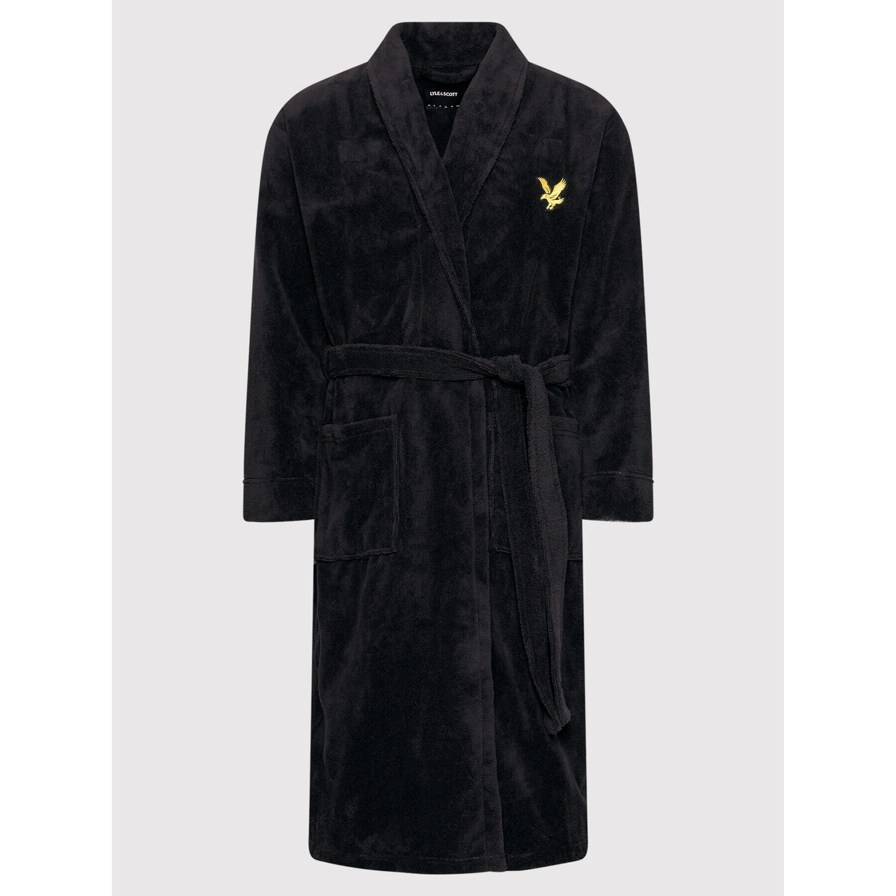 Lyle & Scott Халат Jeremy LSGWN015 Черен - Pepit.bg