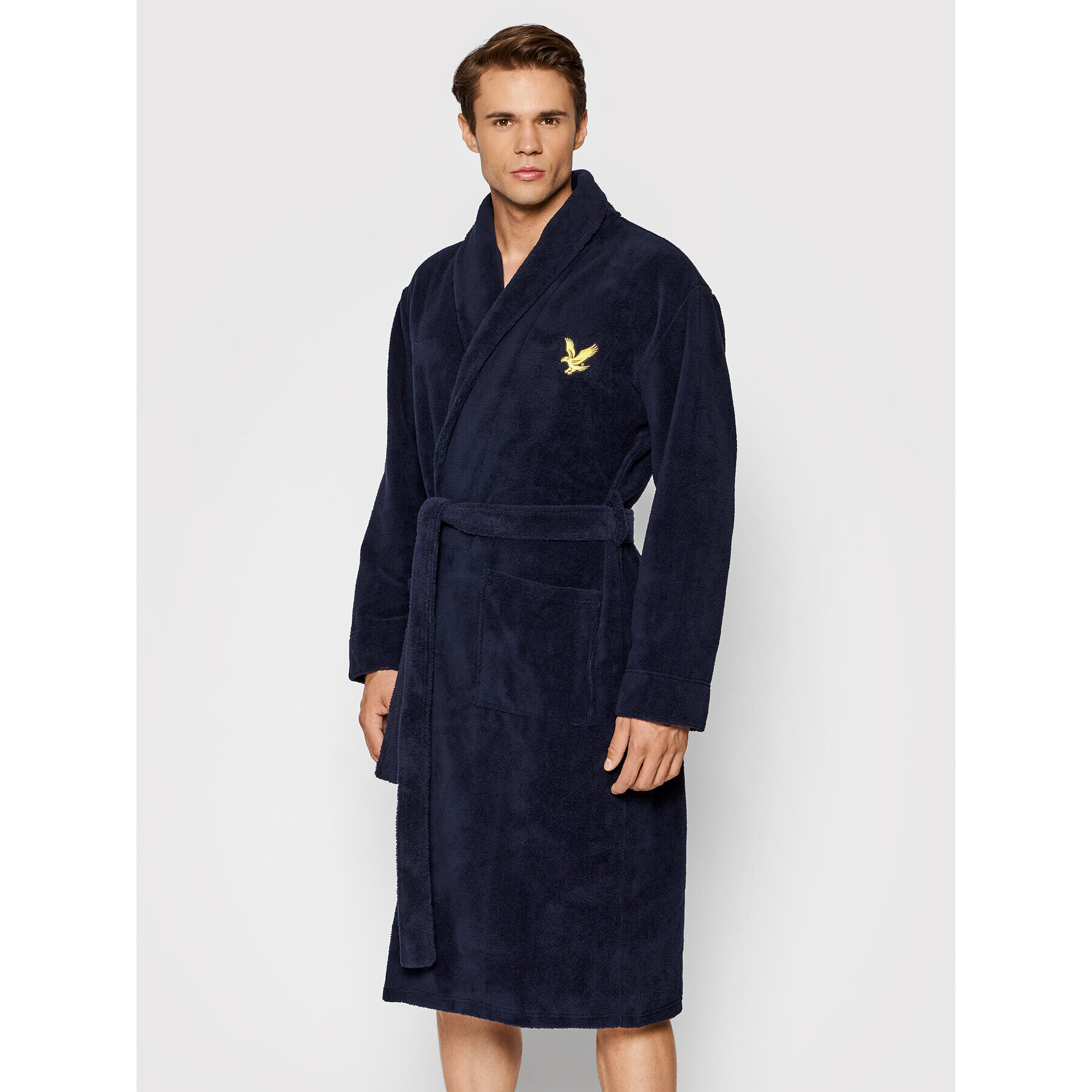 Lyle & Scott Халат Jeremy LSGWN015 Тъмносин - Pepit.bg