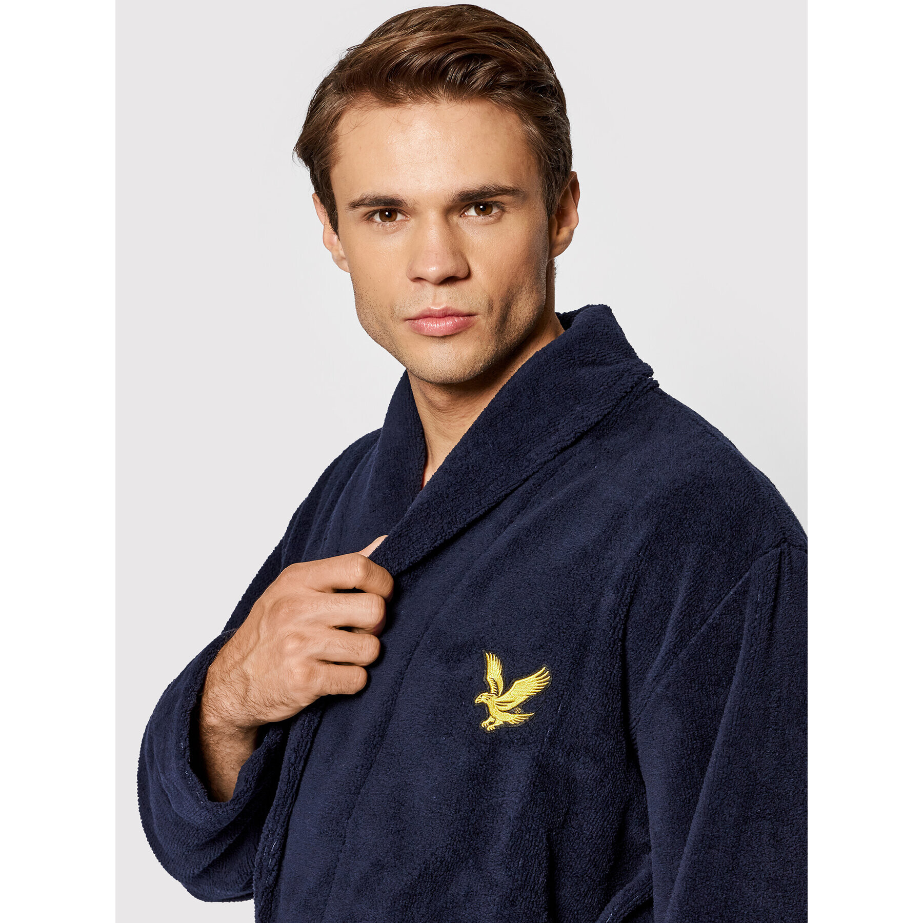 Lyle & Scott Халат Jeremy LSGWN015 Тъмносин - Pepit.bg