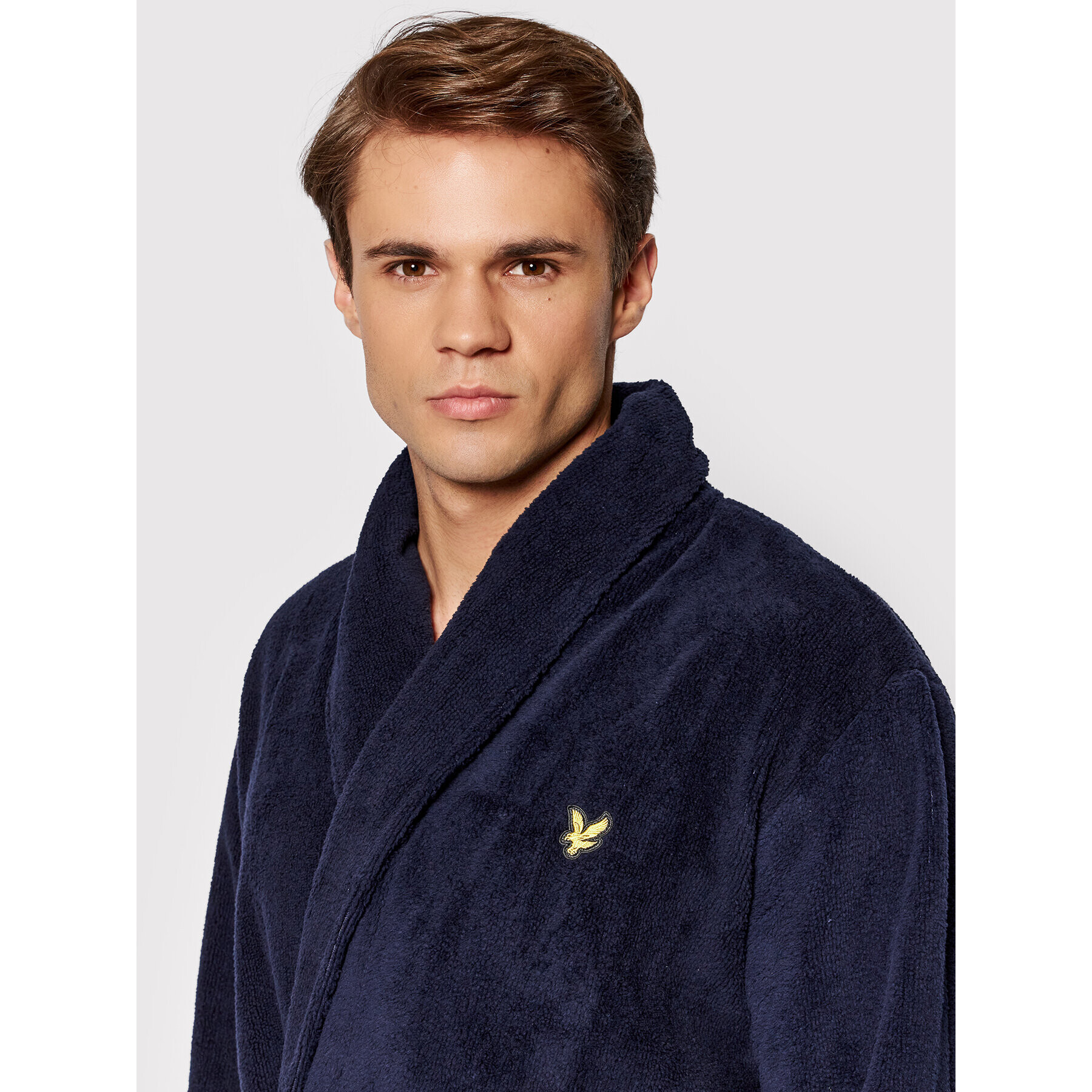 Lyle & Scott Халат Lucas LSGWN005 Тъмносин - Pepit.bg