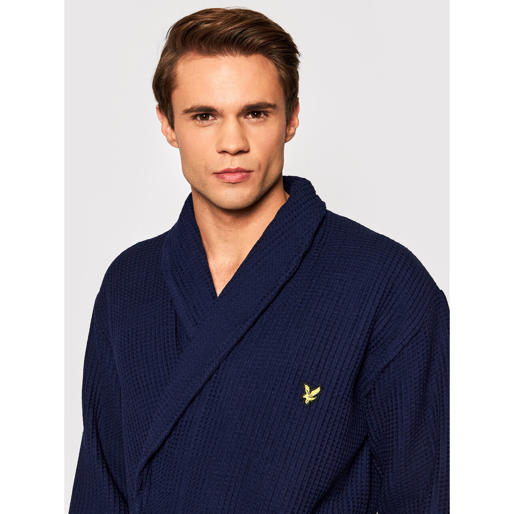 Lyle & Scott Халат Craig LSGWN003 Тъмносин - Pepit.bg