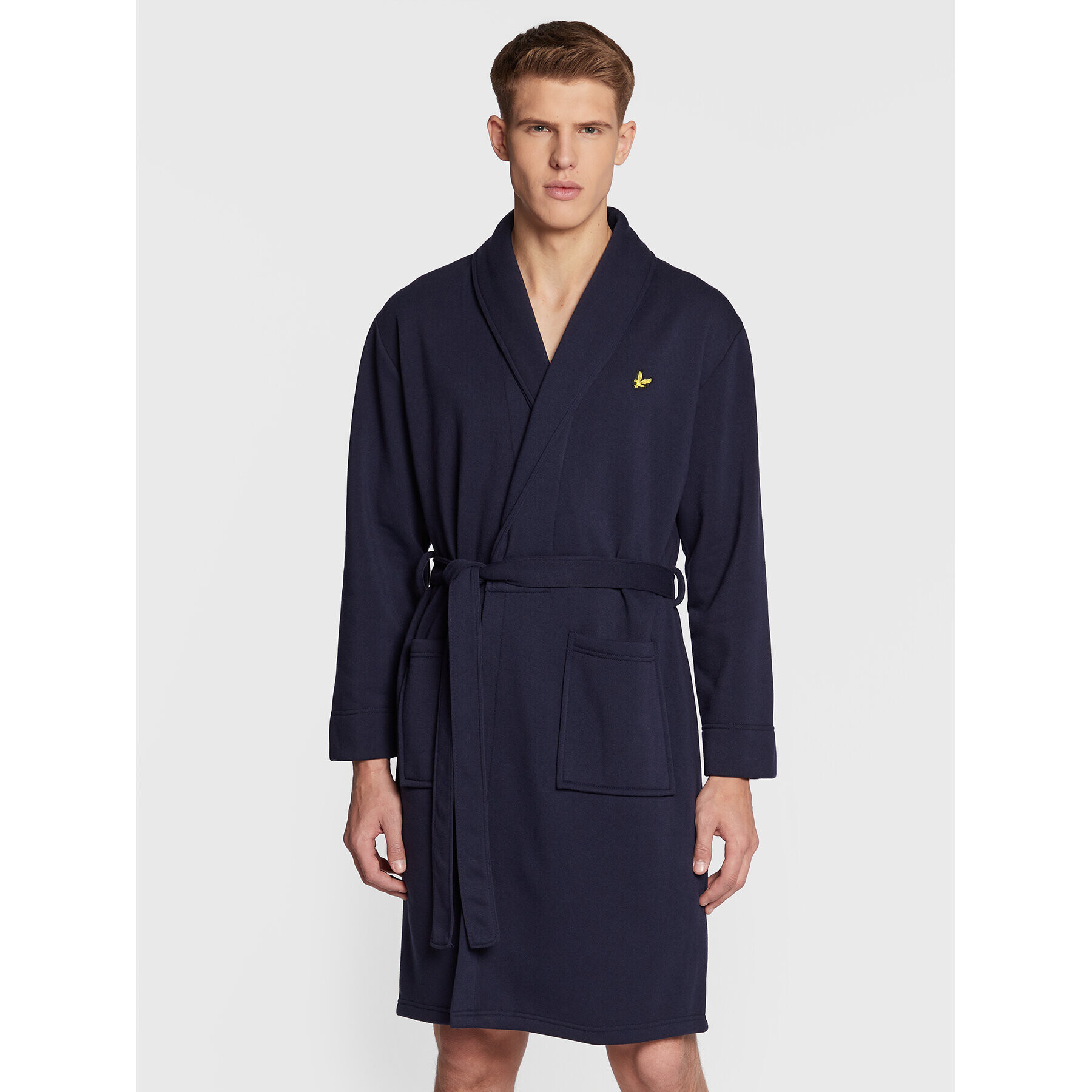 Lyle & Scott Халат Matthew LS-GWN-011-3322 Тъмносин - Pepit.bg