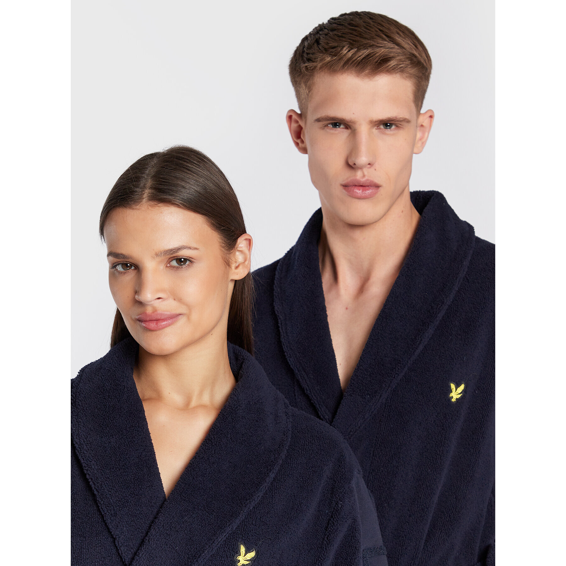 Lyle & Scott Халат Unisex Jesse 9677 Черен - Pepit.bg