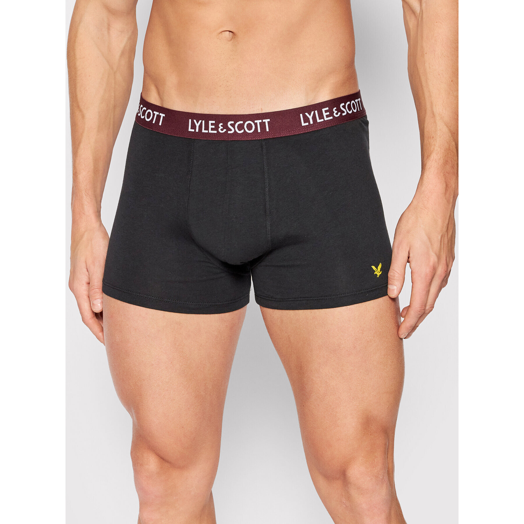 Lyle & Scott Комплект 10 чифта боксери Tyler LS10UW002 Черен - Pepit.bg
