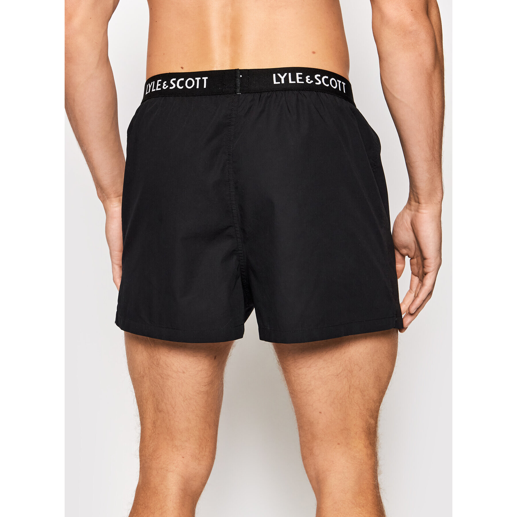 Lyle & Scott Комплект 2 чифта боксерки Dylan LSBOXER006 Черен - Pepit.bg