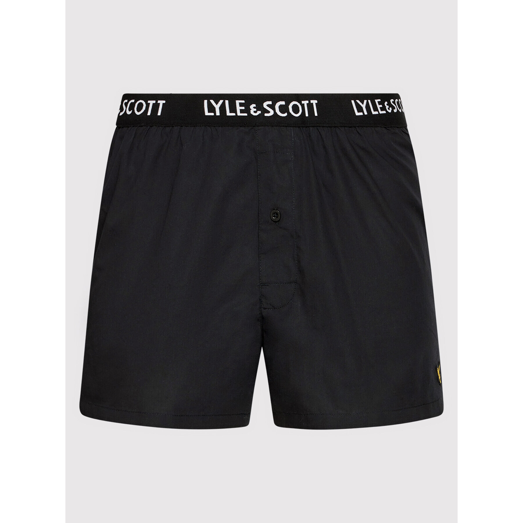 Lyle & Scott Комплект 2 чифта боксерки Dylan LSBOXER006 Черен - Pepit.bg