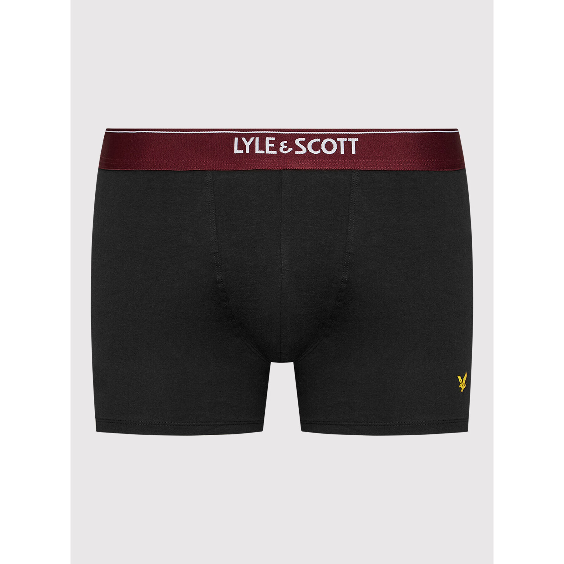 Lyle & Scott Комплект 3 чифта боксерки Fergus LSUWTC002 Черен - Pepit.bg