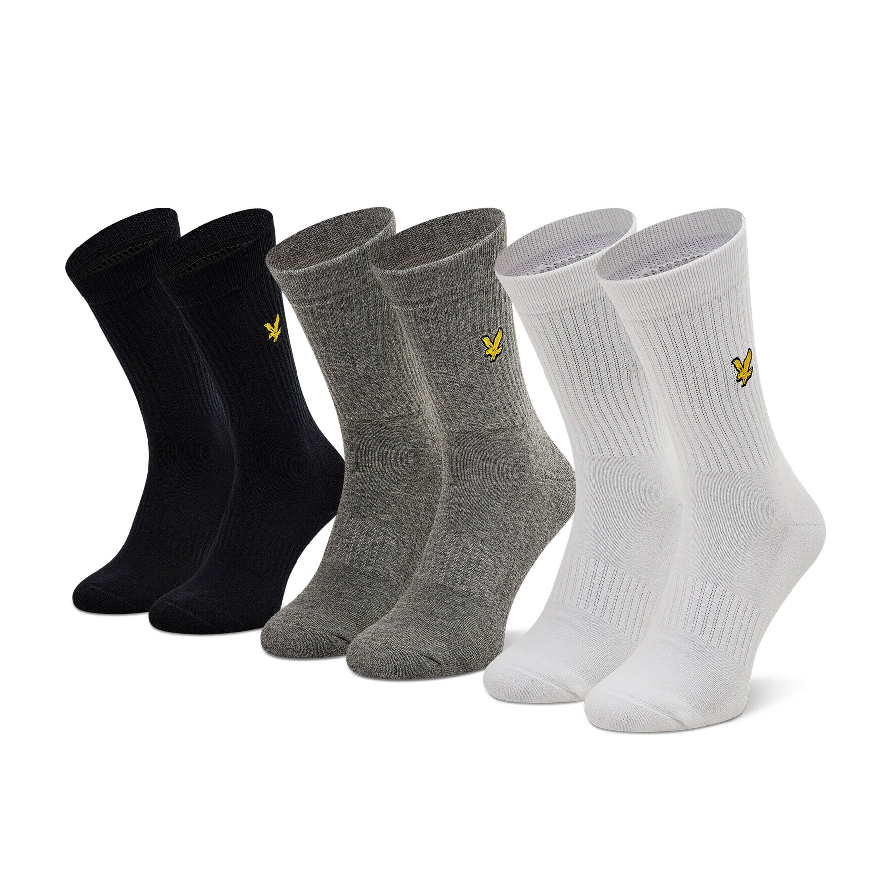 Lyle & Scott Комплект 3 чифта дълги чорапи мъжки Hamilton LS-SPRT-SK-502-3321 Цветен - Pepit.bg