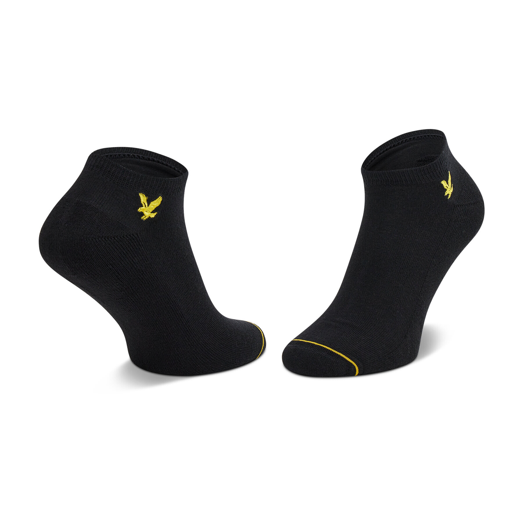 Lyle & Scott Комплект 3 чифта къси чорапи мъжки Ross LSSPRTSK500 Черен - Pepit.bg