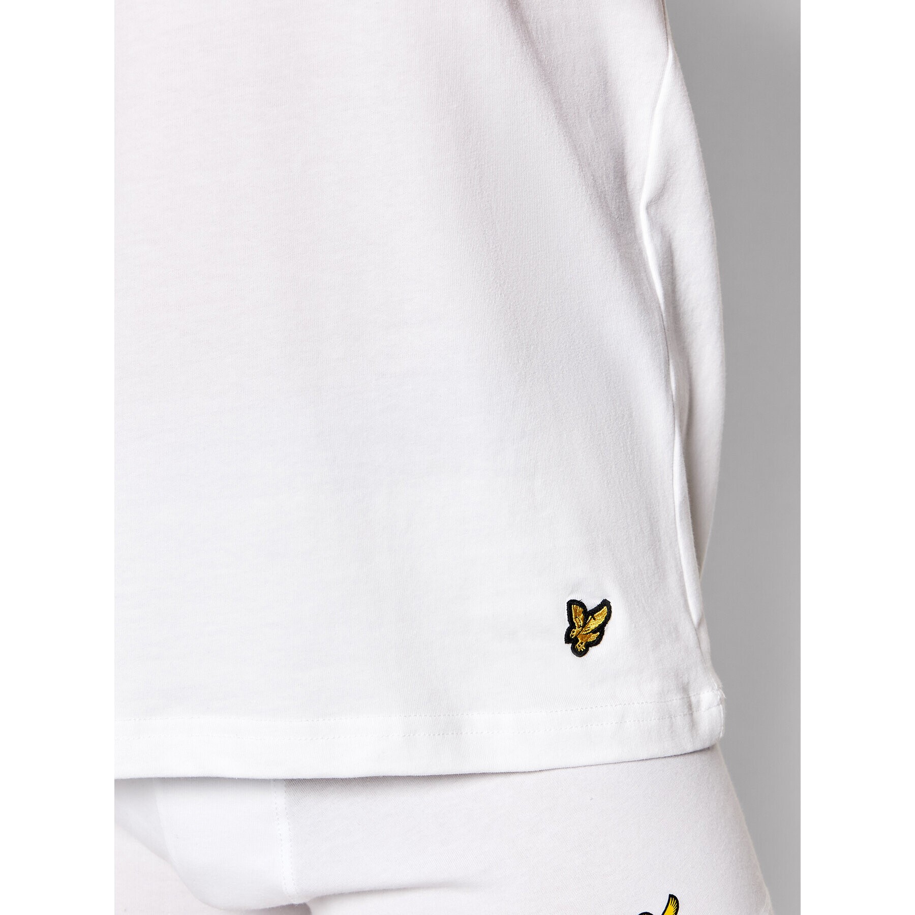 Lyle & Scott Комплект 3 тишърти Maxwell LS3PKT900 Бял Regular Fit - Pepit.bg