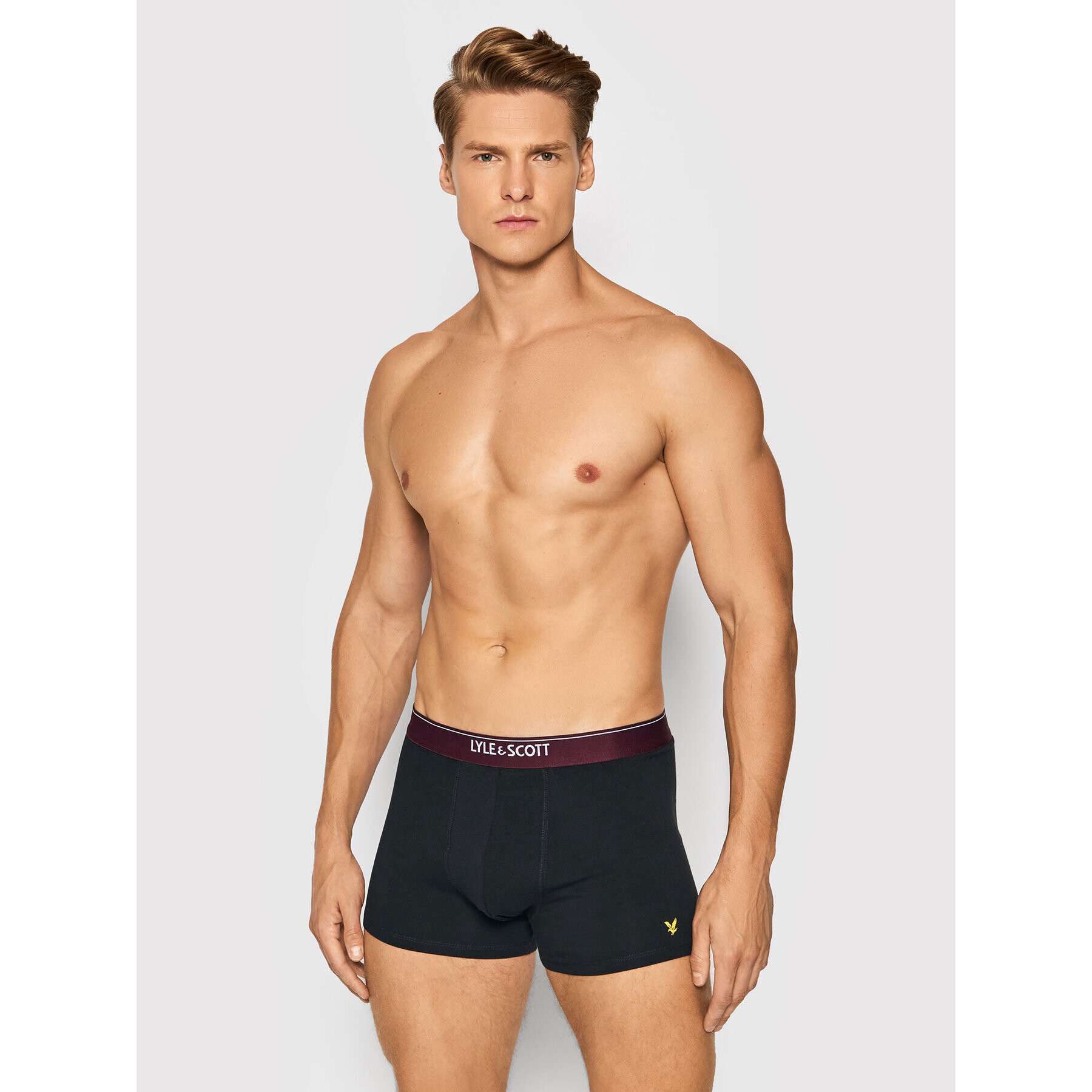 Lyle & Scott Комплект 5 чифта боксери Jackson LS5UW001 Черен - Pepit.bg