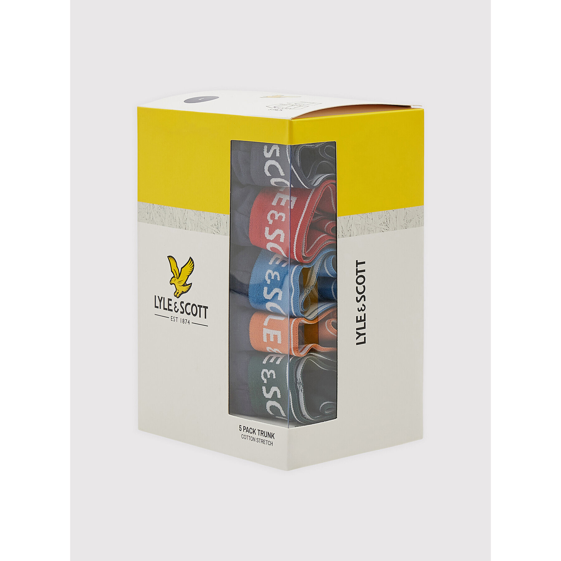 Lyle & Scott Комплект 5 чифта боксери Jackson LS5UW001 Тъмносин - Pepit.bg