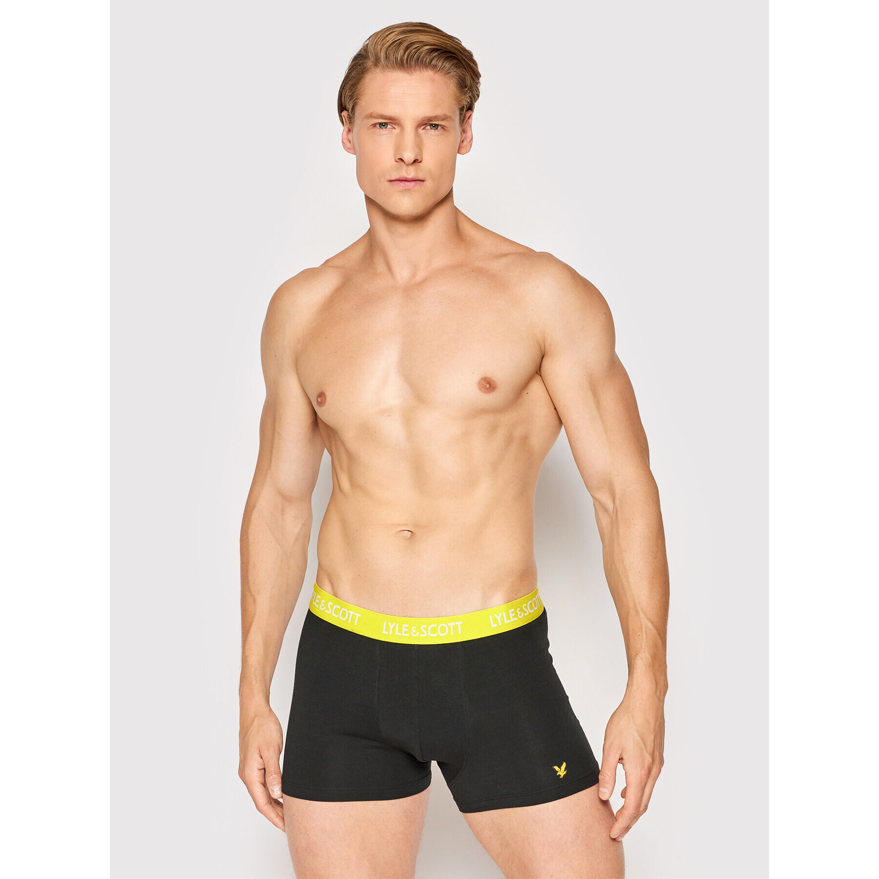 Lyle & Scott Комплект 5 чифта боксери Miller LSSUW005 Черен - Pepit.bg