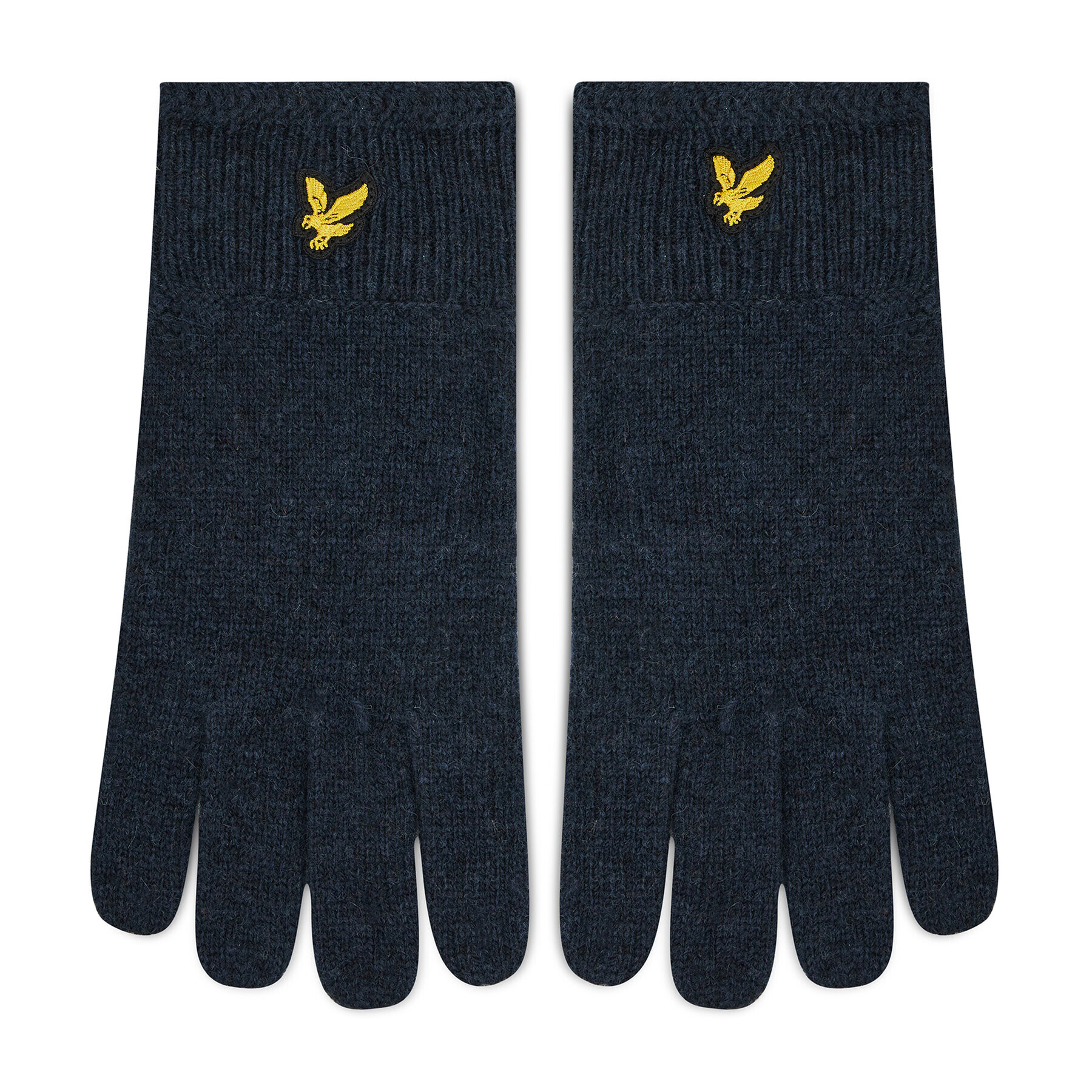 Lyle & Scott Мъжки ръкавици Racked Rib Gloves GL304CL Тъмносин - Pepit.bg