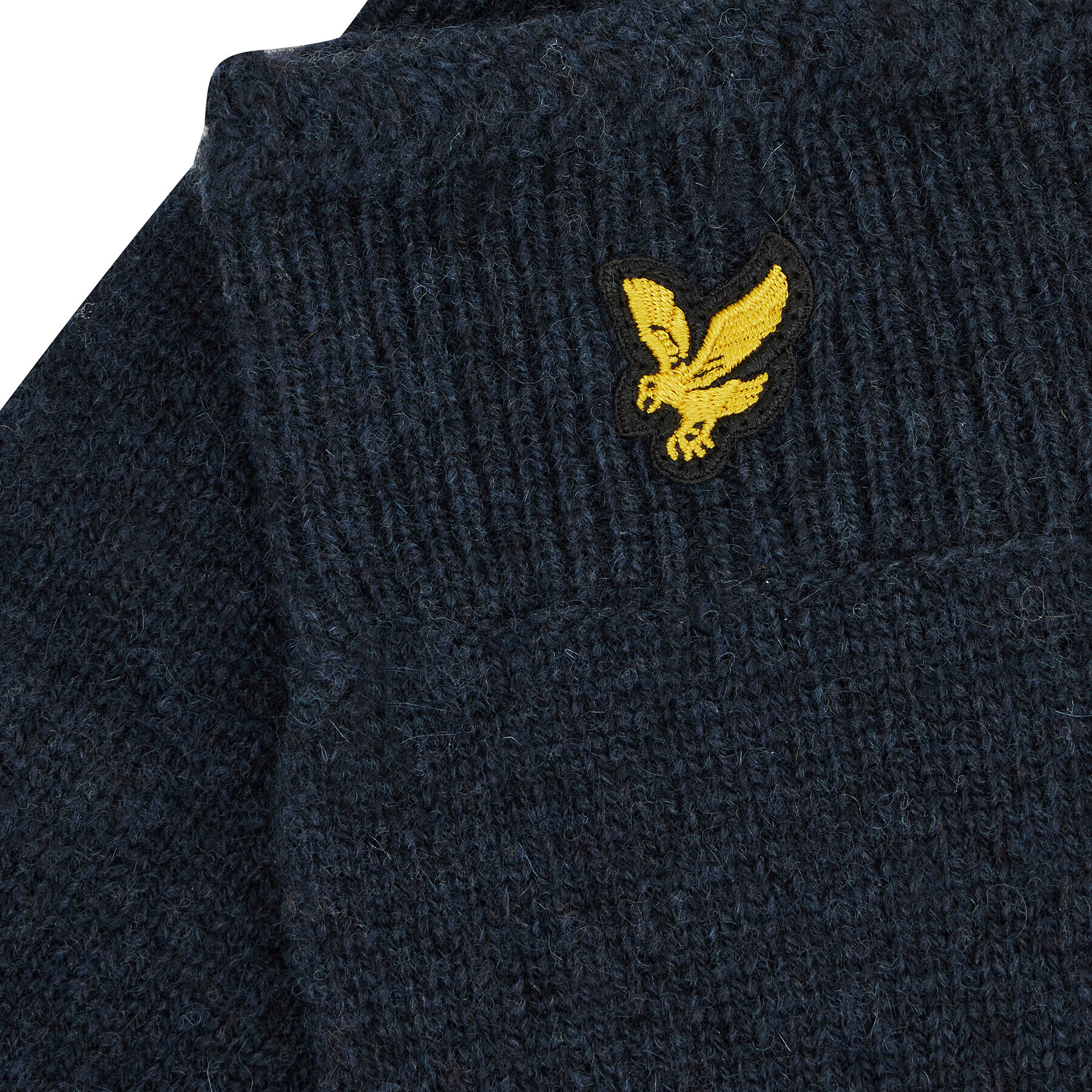 Lyle & Scott Мъжки ръкавици Racked Rib Gloves GL304CL Тъмносин - Pepit.bg