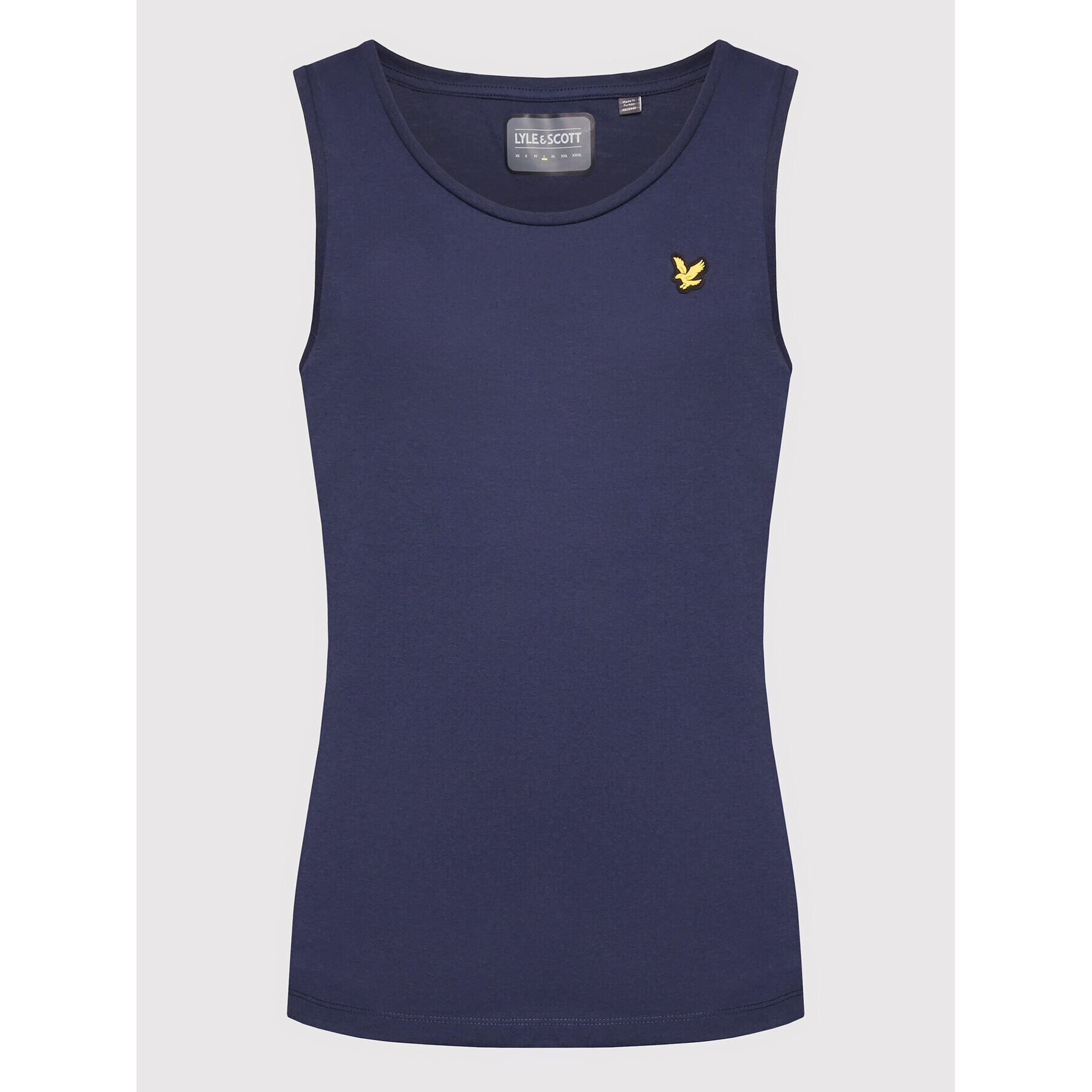 Lyle & Scott Мъжки топ Dartmoor TS1260SP Тъмносин Regular Fit - Pepit.bg