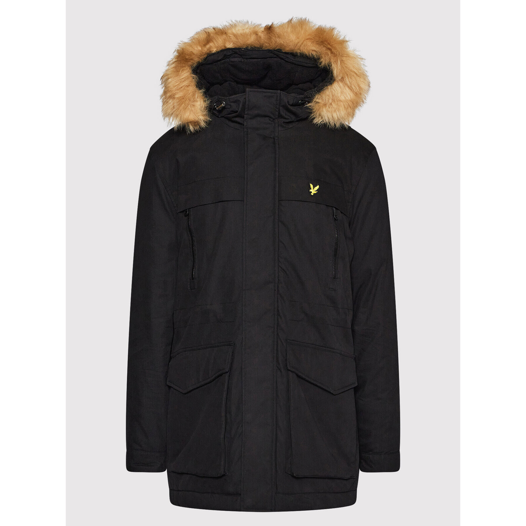 Lyle & Scott Парка Winter Weight Micro Fleece JK1536V Черен Regular Fit - Pepit.bg