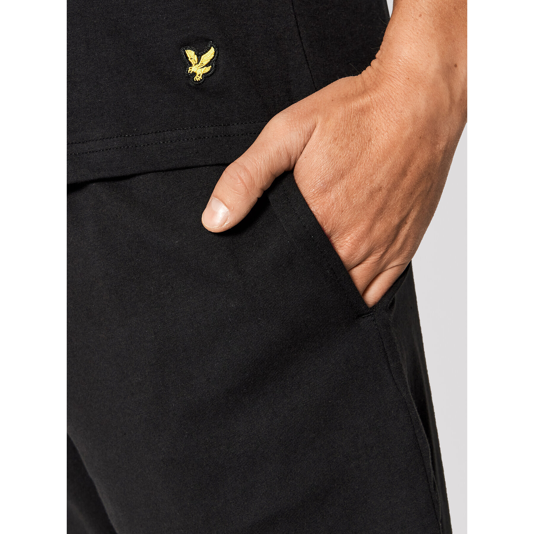 Lyle & Scott Пижама Charlie LSLSET900 Черен Regular Fit - Pepit.bg