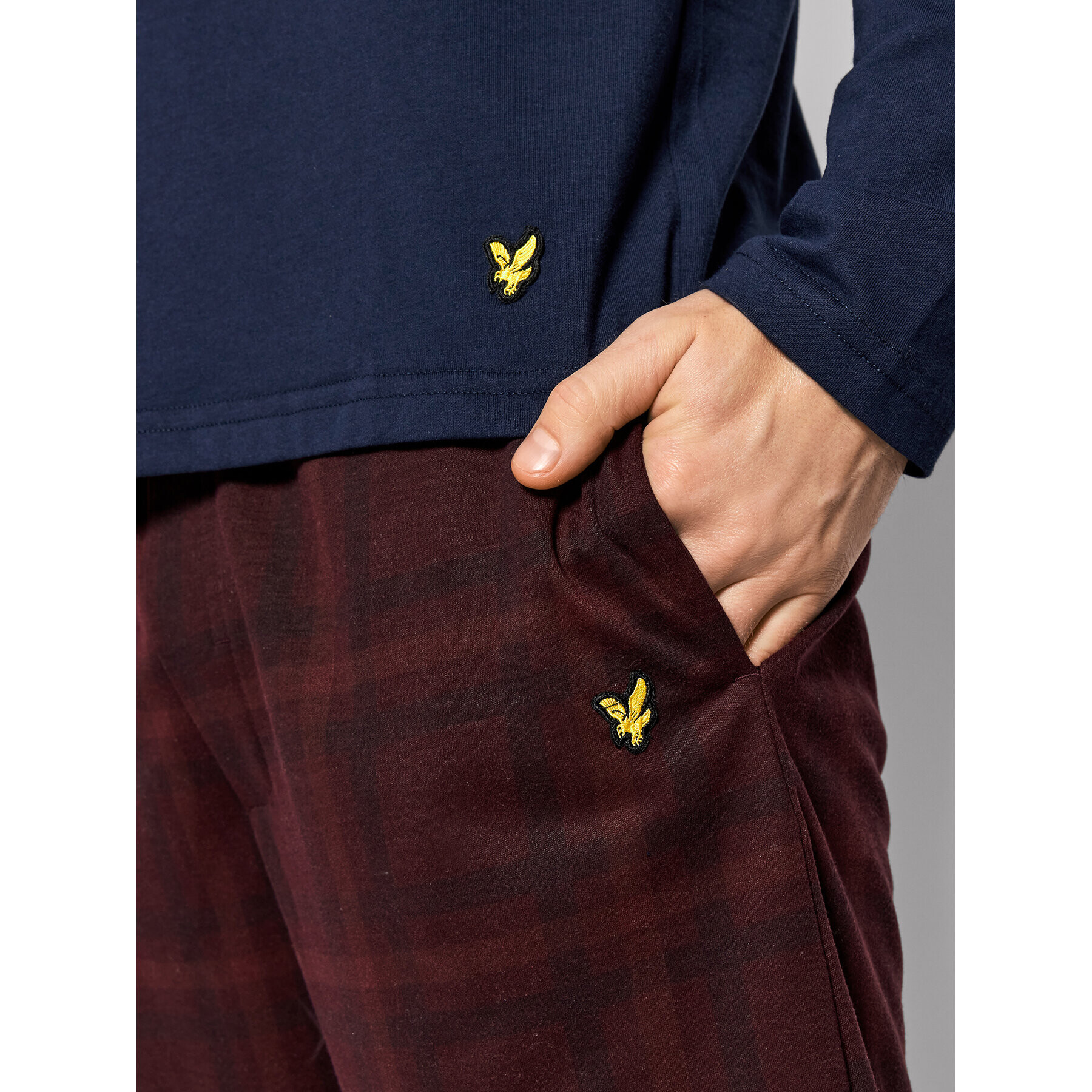 Lyle & Scott Пижама Clive LSLSET941 Цветен Regular Fit - Pepit.bg