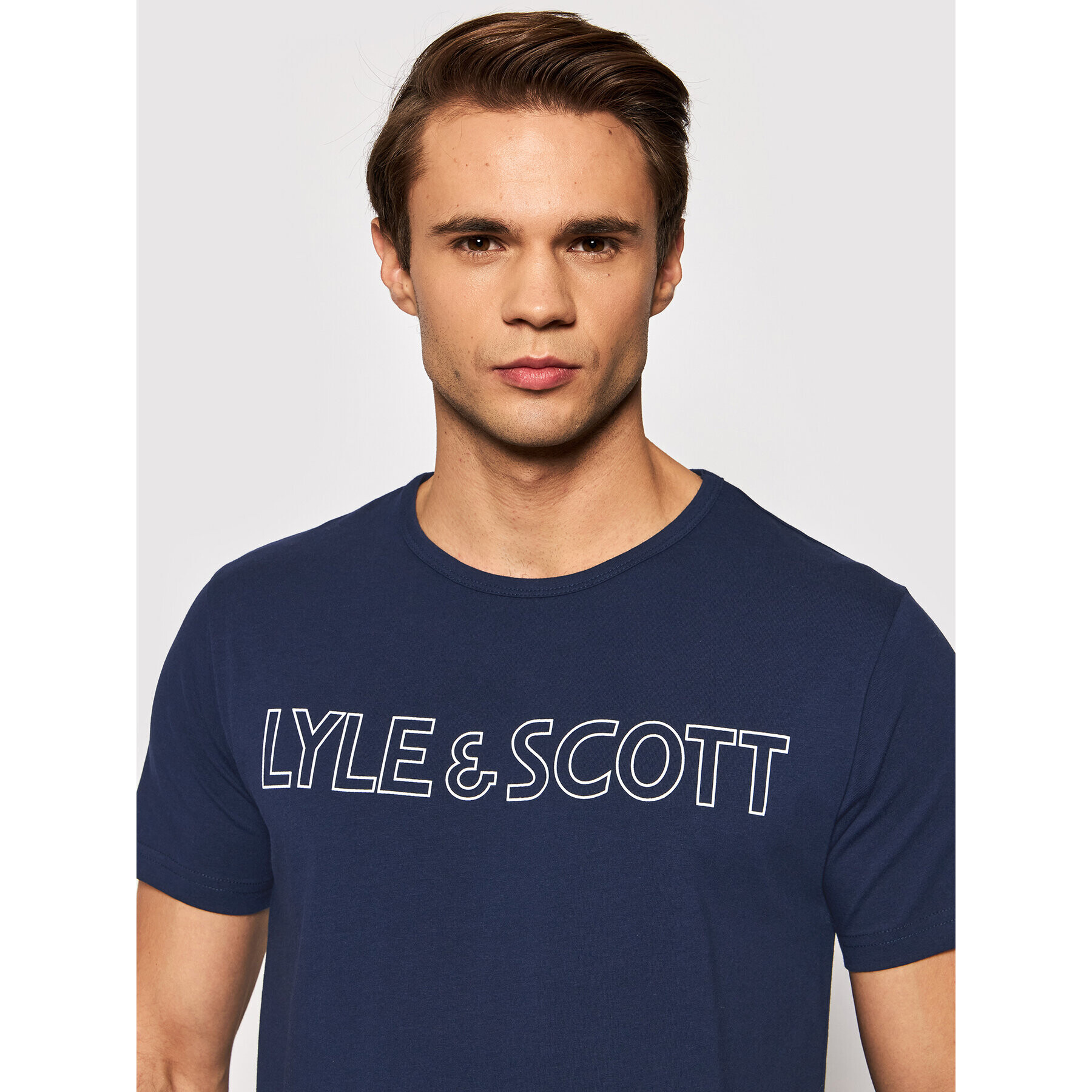 Lyle & Scott Пижама Dominic LSLSET947 Тъмносин - Pepit.bg