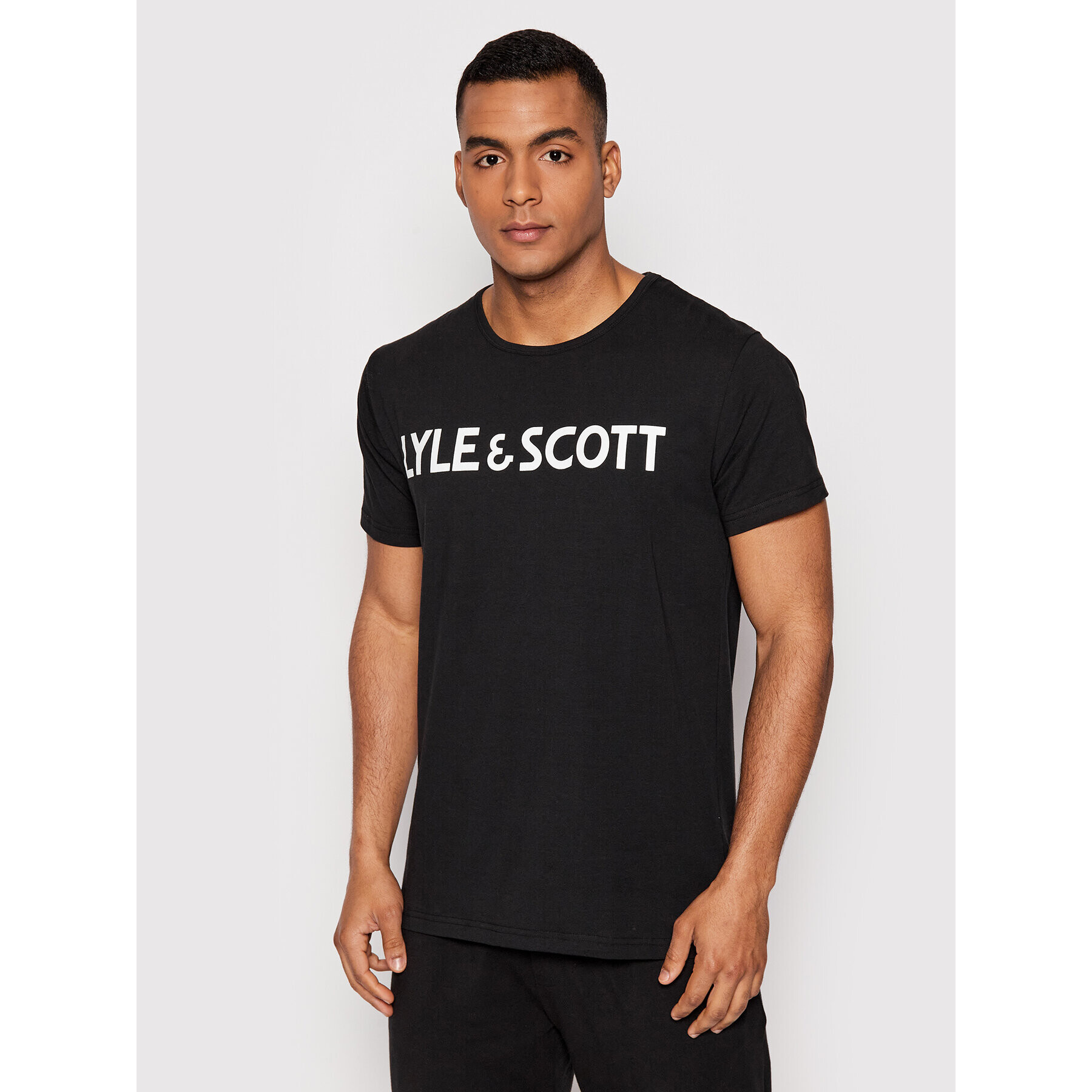 Lyle & Scott Пижама Eric LSLSET972 Черен Regular Fit - Pepit.bg