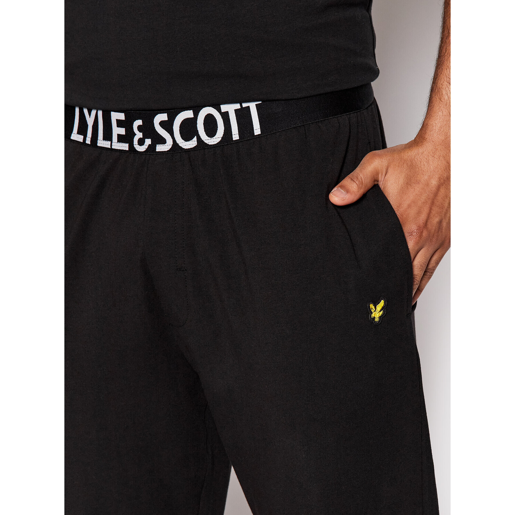 Lyle & Scott Пижама Eric LSLSET972 Черен Regular Fit - Pepit.bg