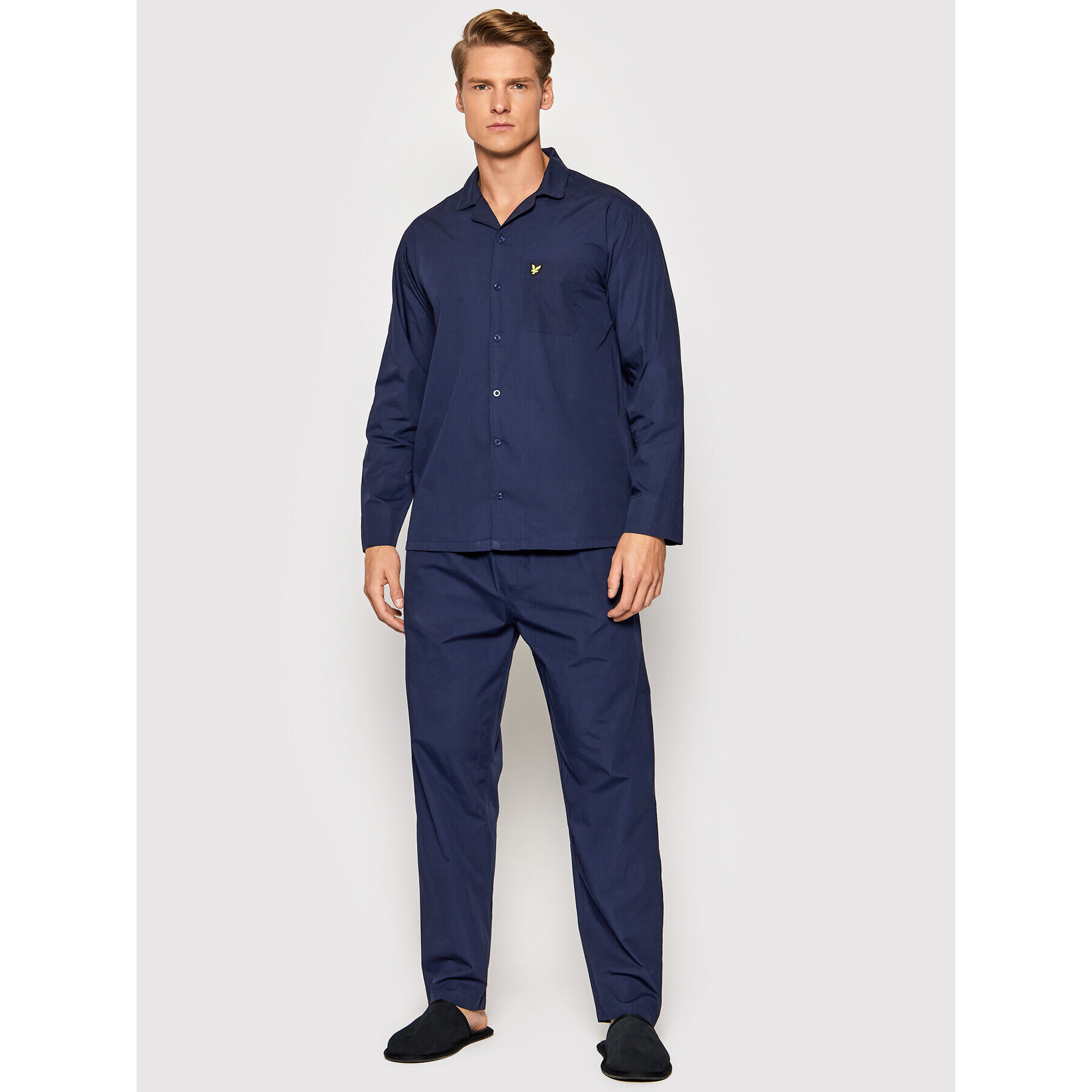 Lyle & Scott Пижама Gavin LSLSET907 Тъмносин - Pepit.bg